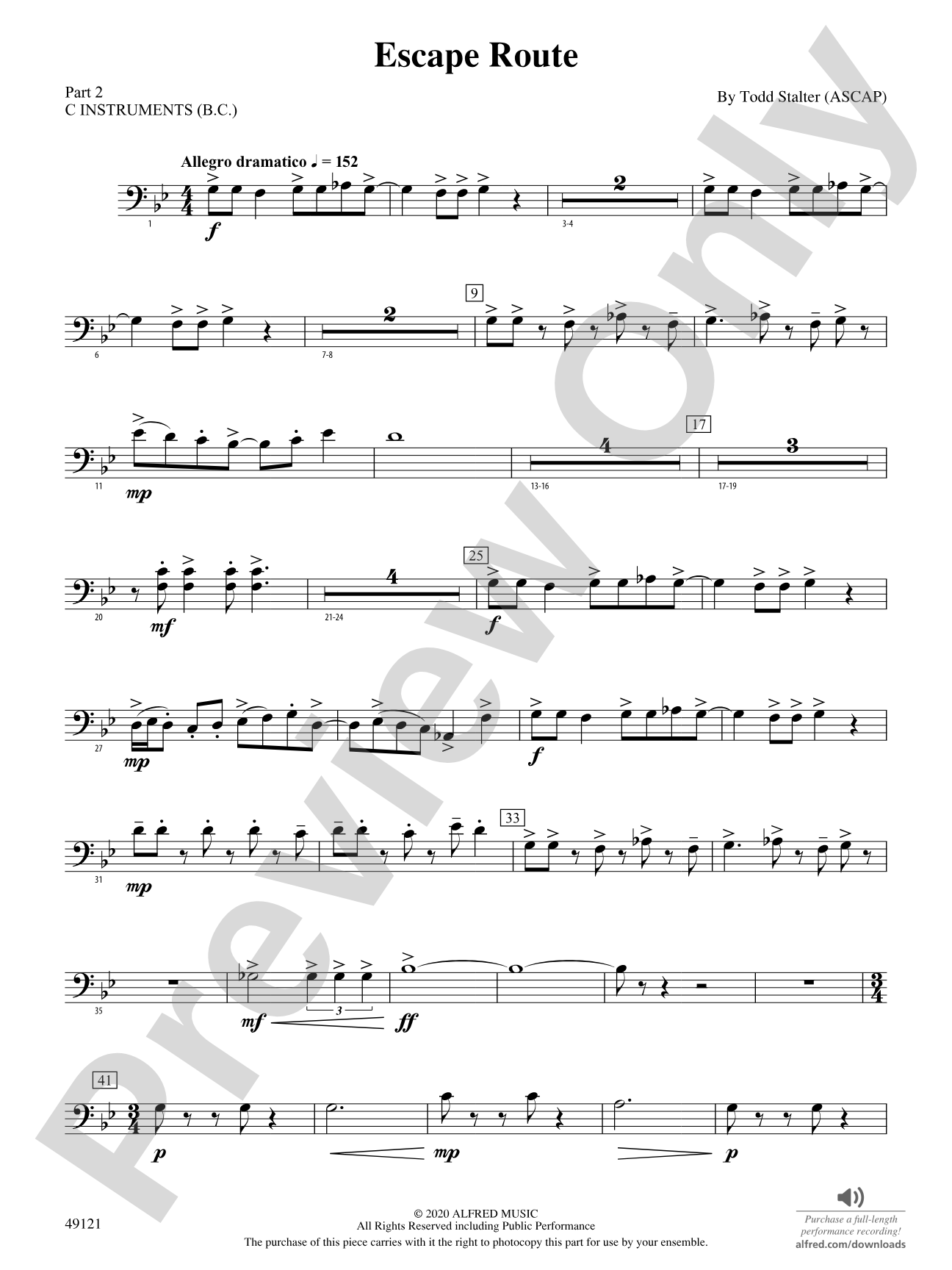 Escape Route: Part 2 - C Instruments (B.C.)