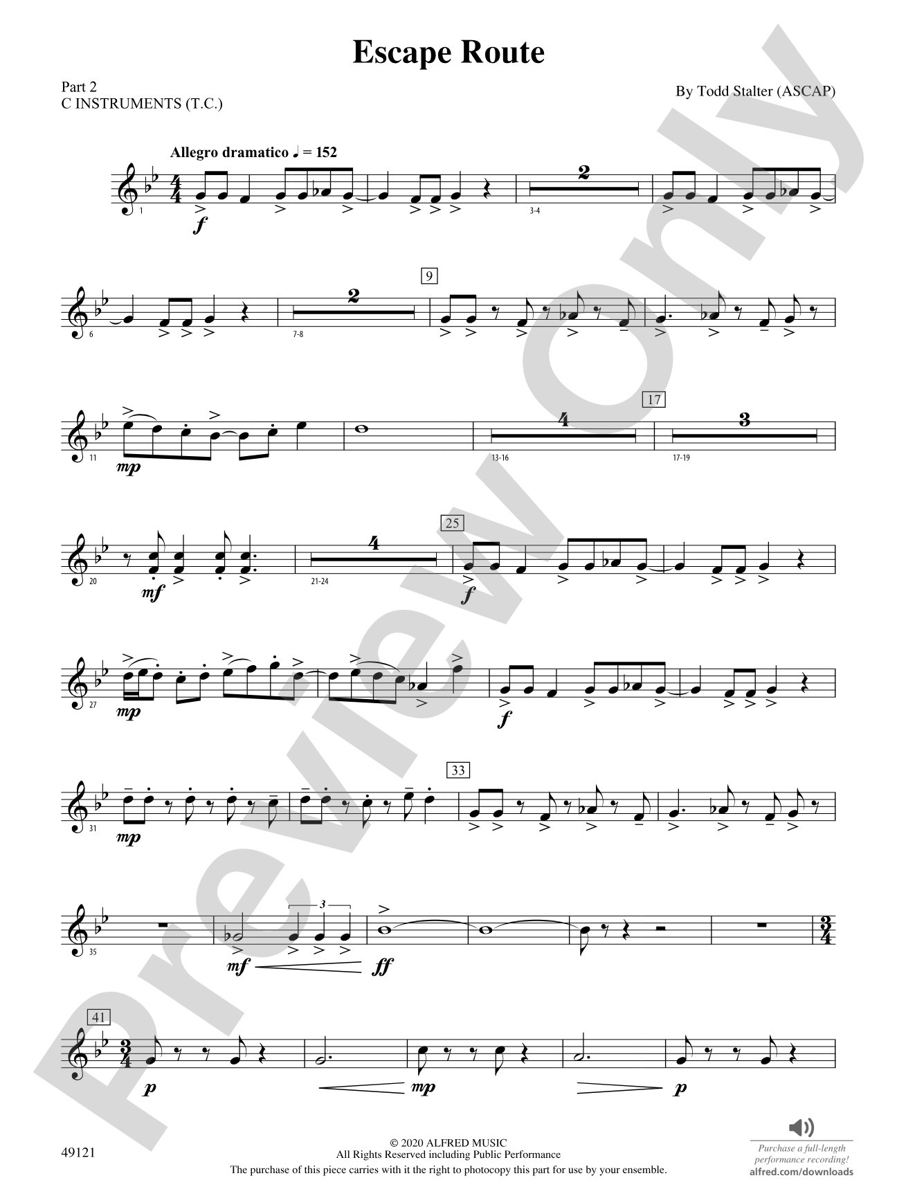 Escape Route: Part 2 - C Instruments (T.C.)