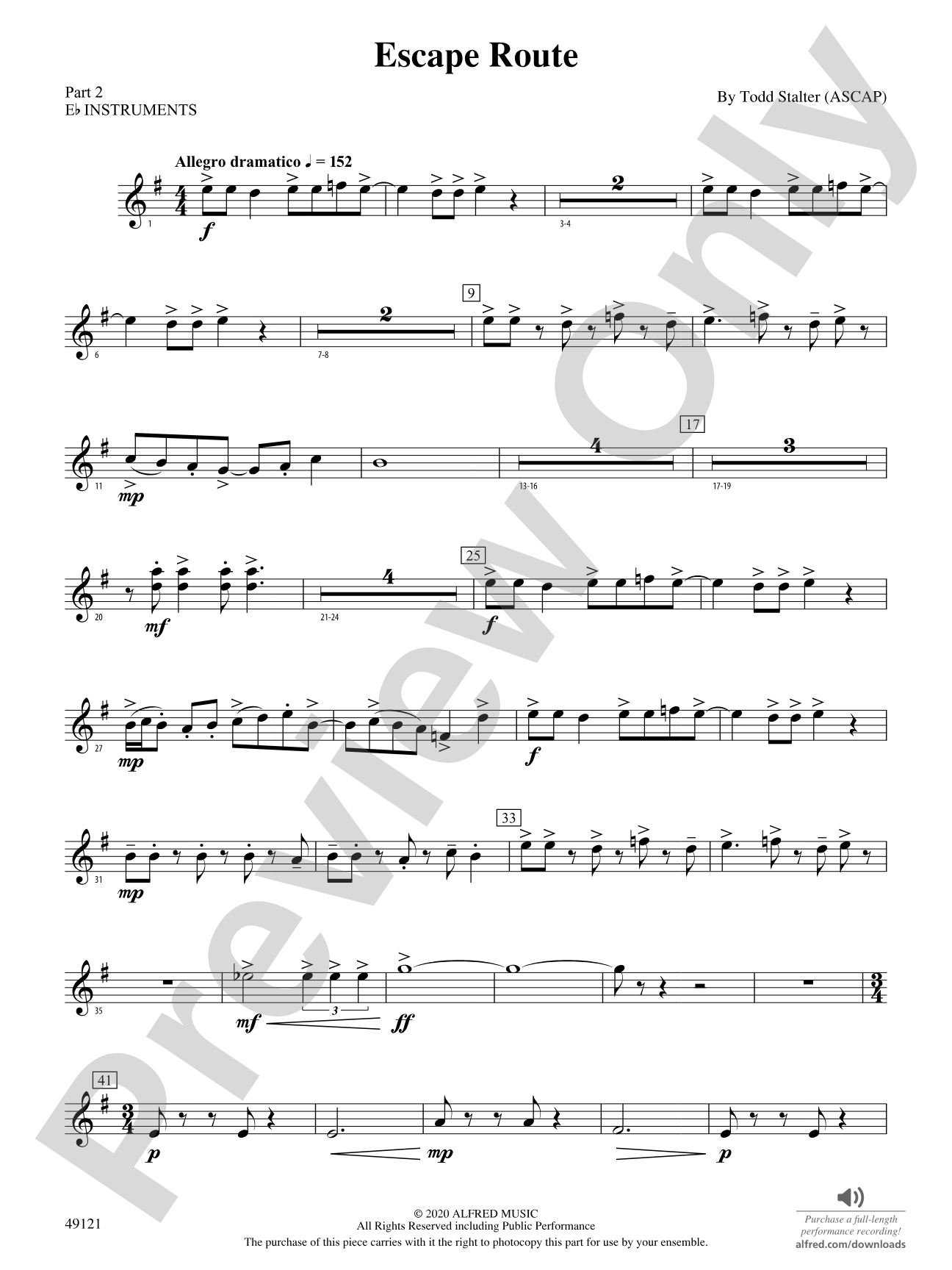Escape Route: Part 2 - E-flat Instruments