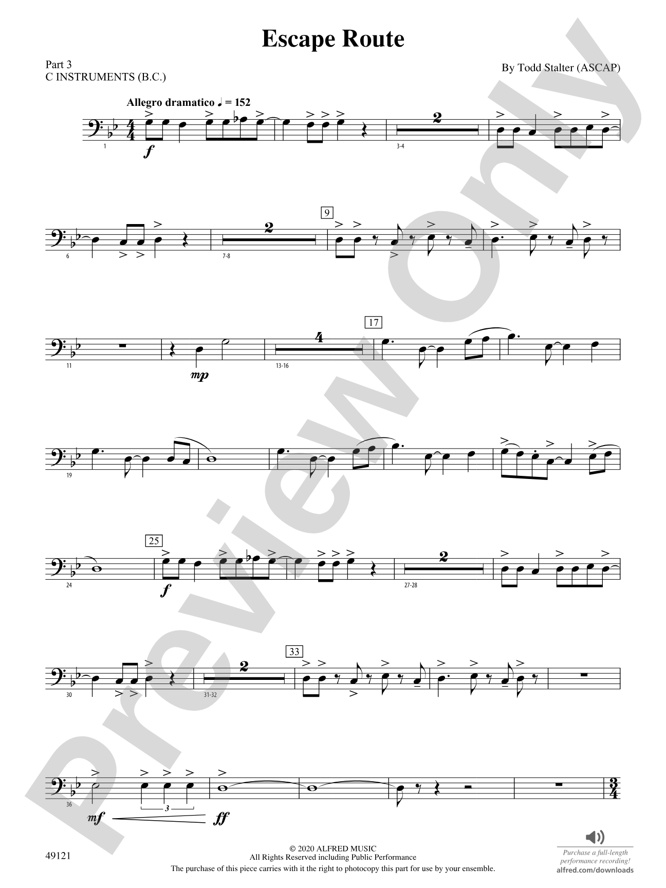 Escape Route: Part 3 - C Instruments (B.C.)