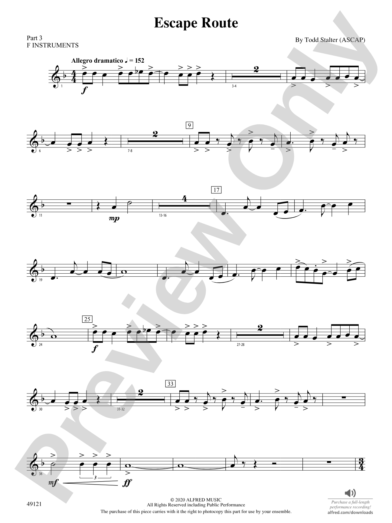Escape Route: Part 3 - F Instruments