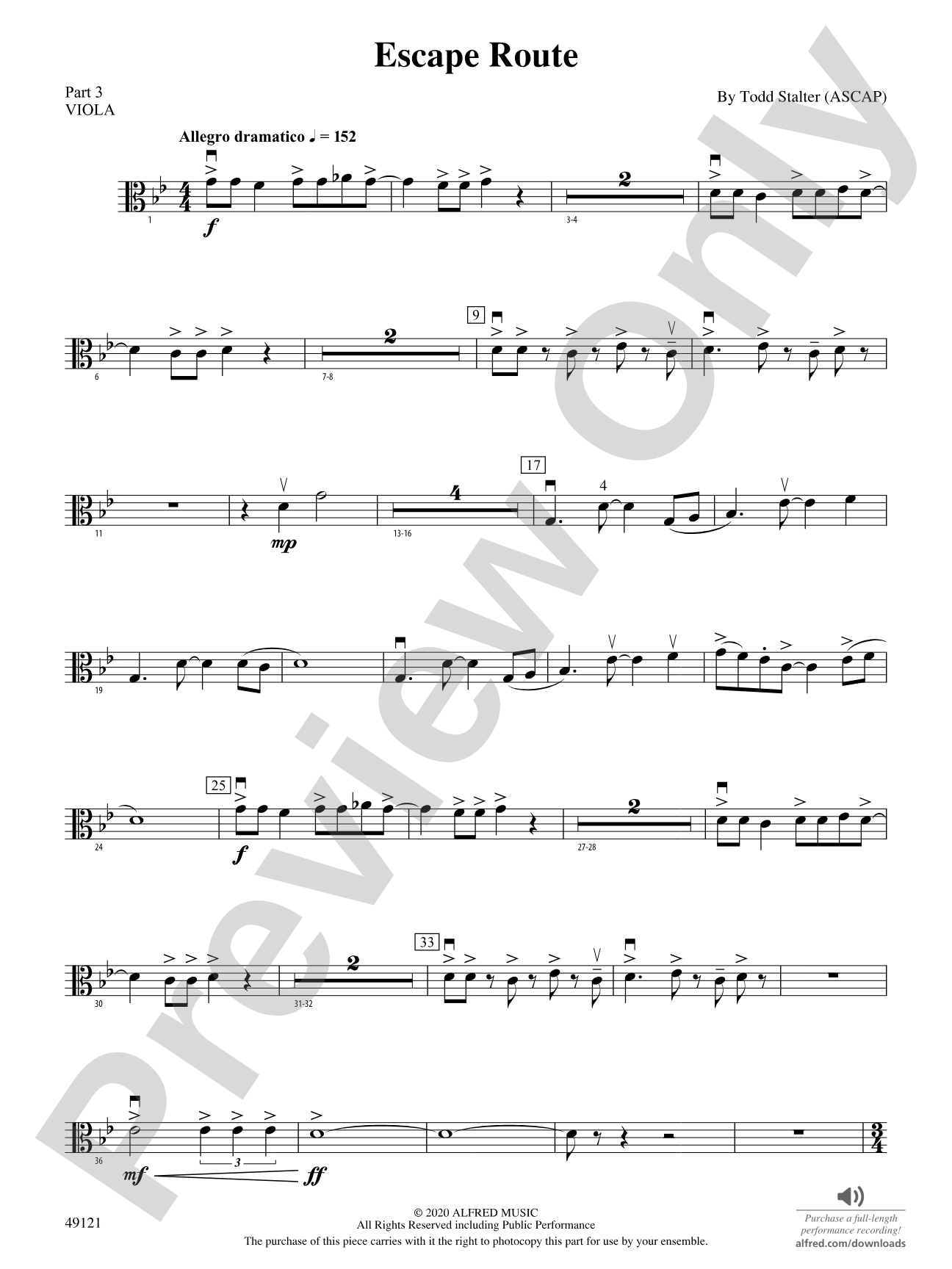 Escape Route: Part 3 - Viola