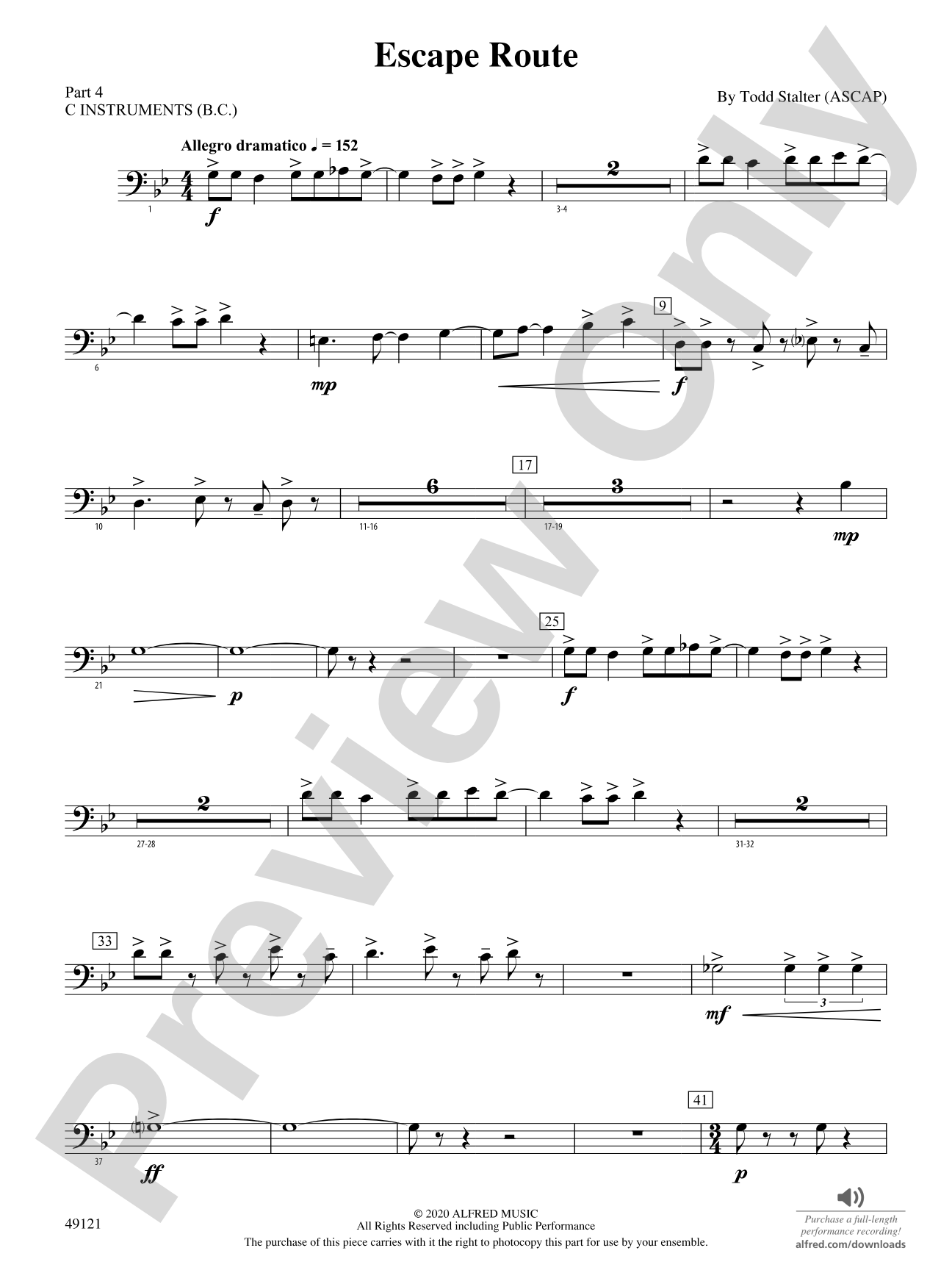 Escape Route: Part 4 - C Instruments (B.C.)