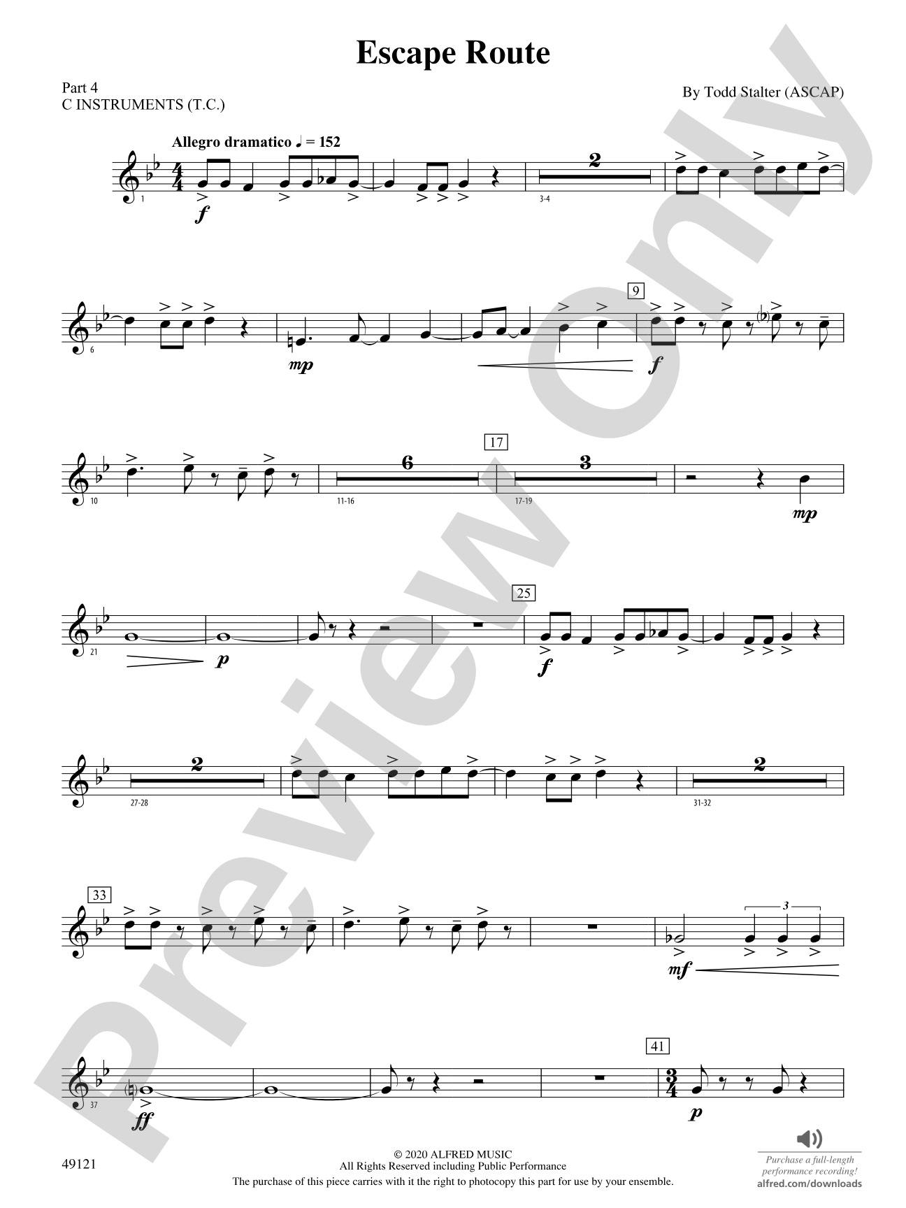 Escape Route: Part 4 - C Instruments (T.C.)