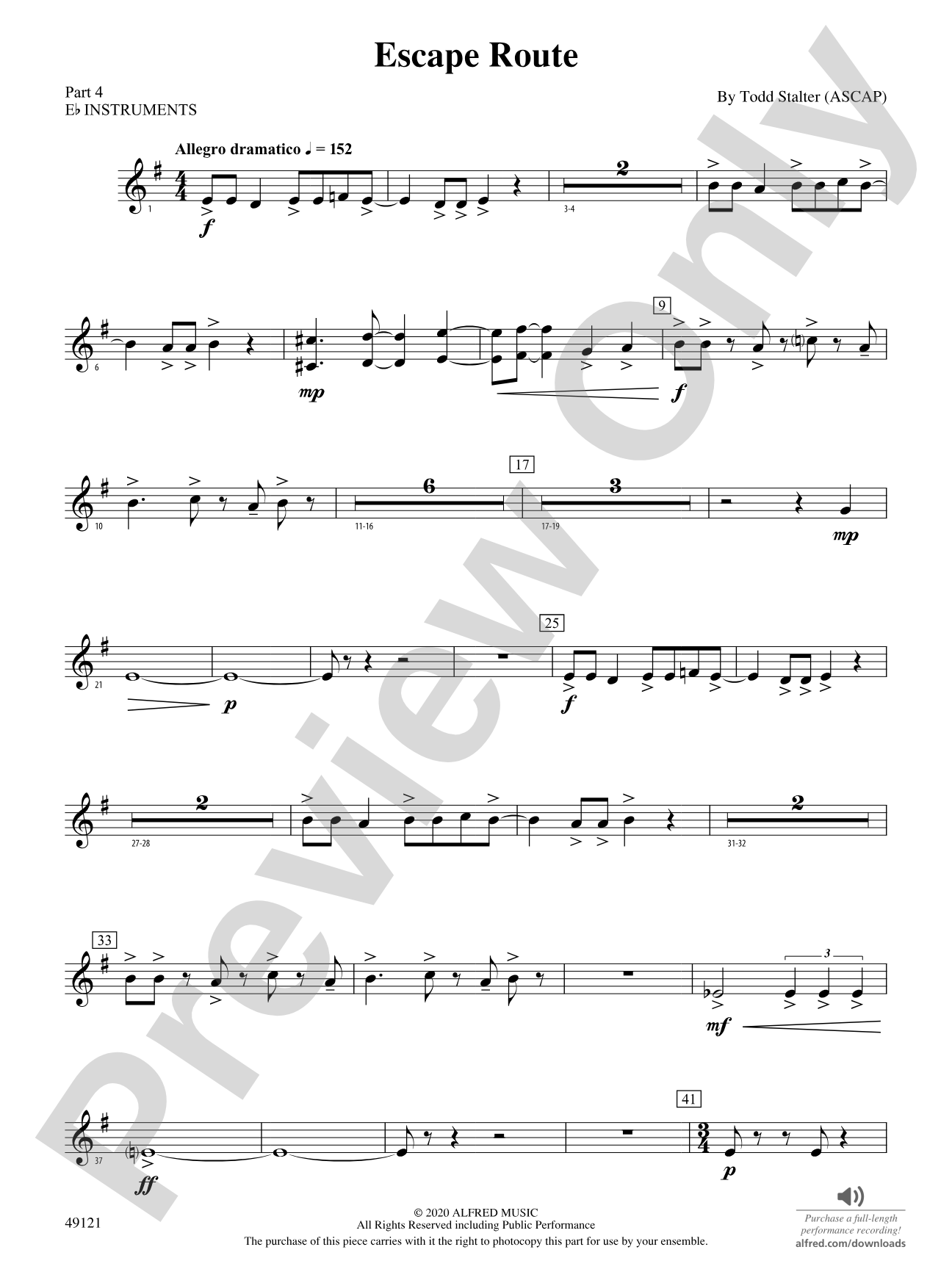 Escape Route: Part 4 - E-flat Instruments