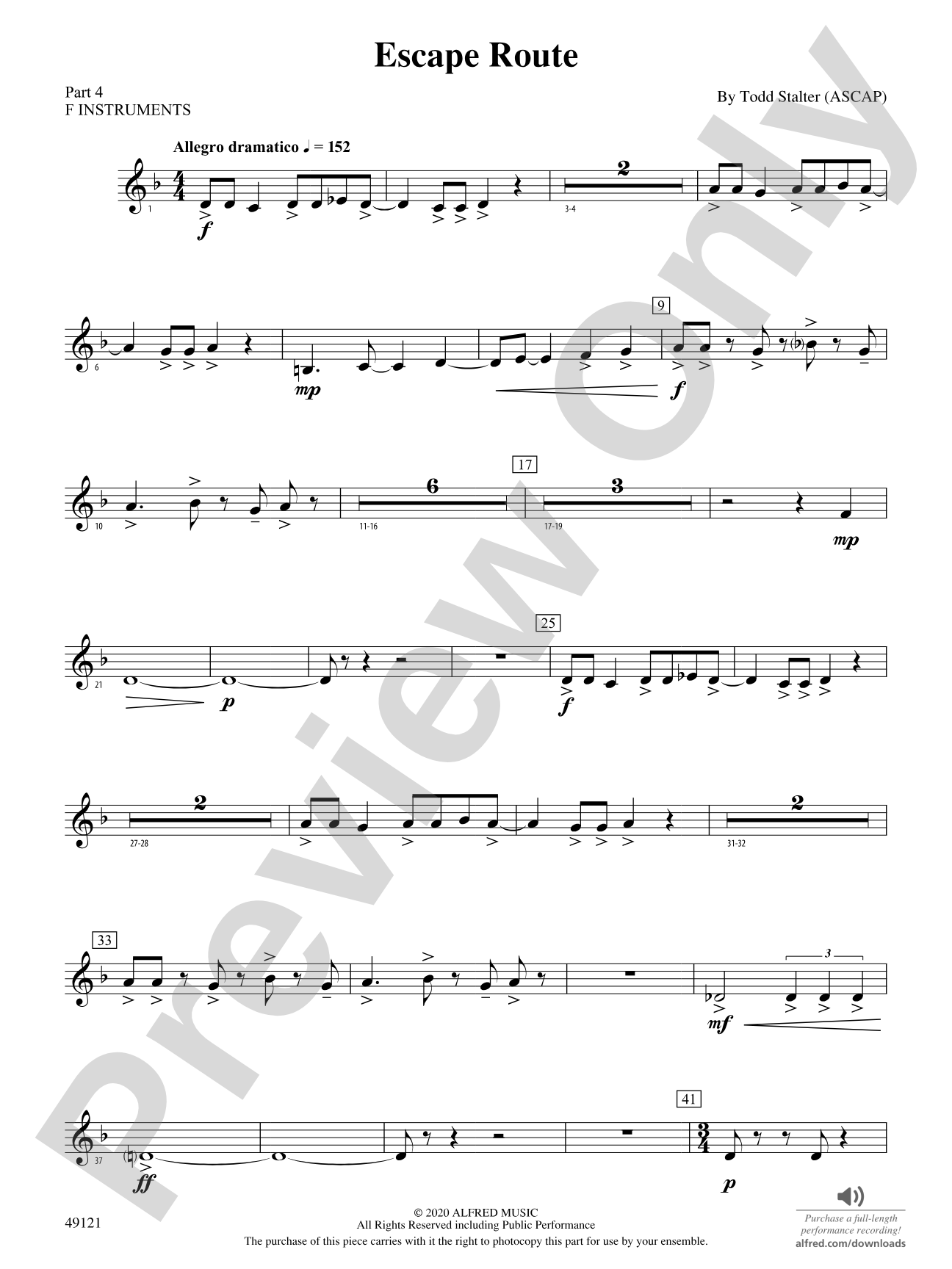 Escape Route: Part 4 - F Instruments
