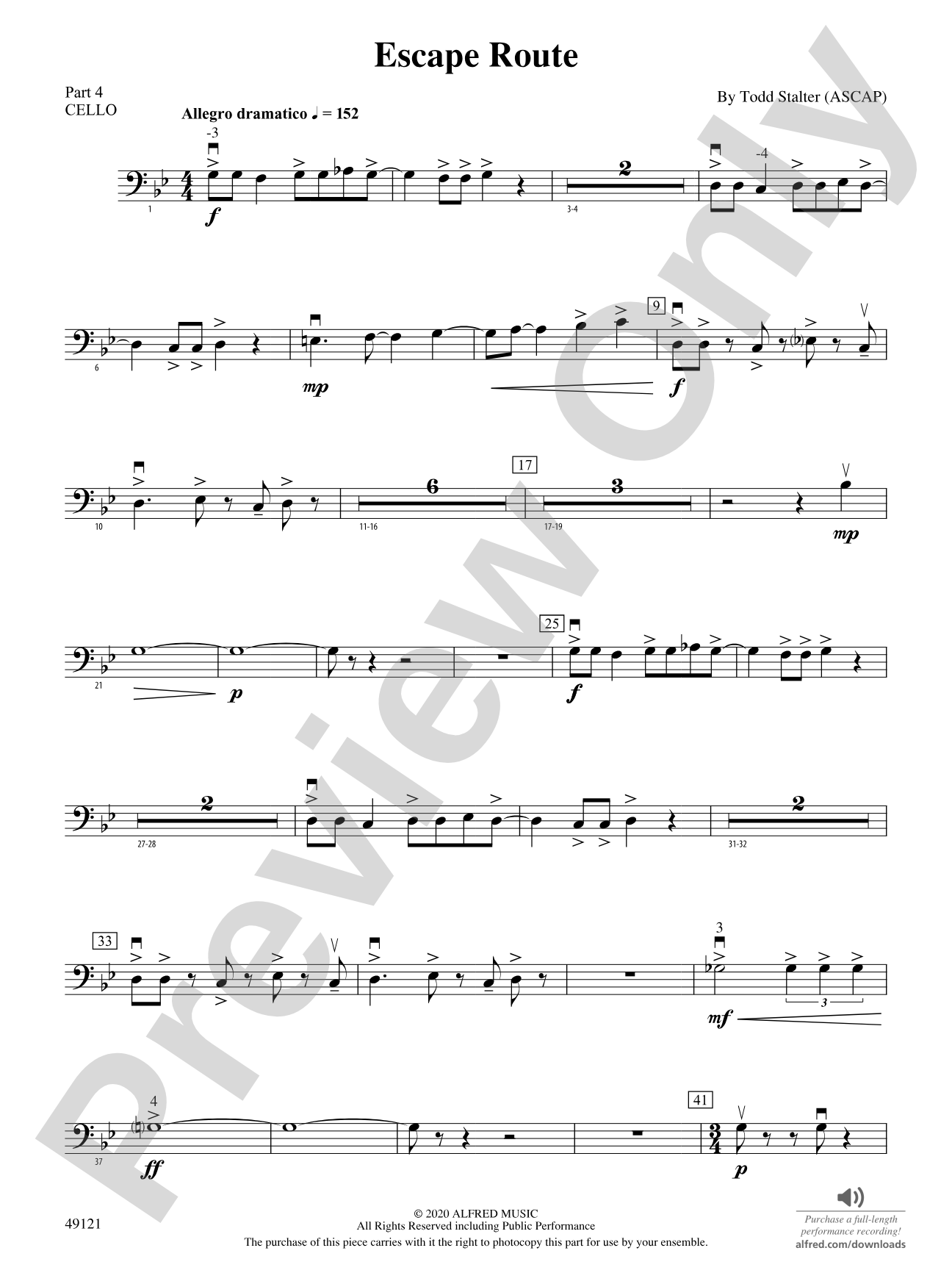 Escape Route: Part 4 - Cello
