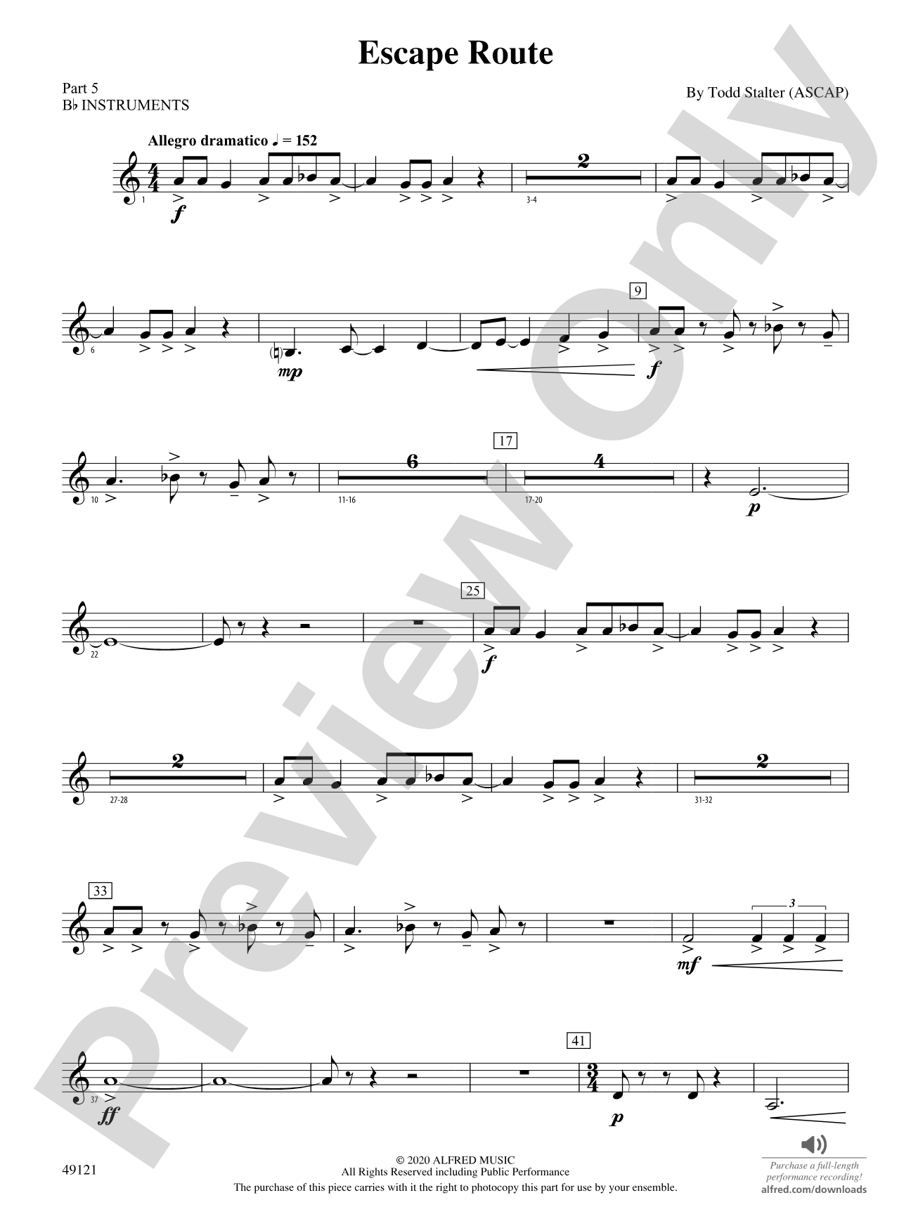 Escape Route: Part 5 - B-flat Instruments