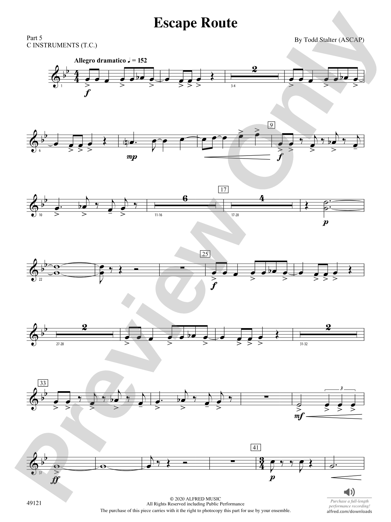 Escape Route: Part 5 - C Instruments (T.C.)