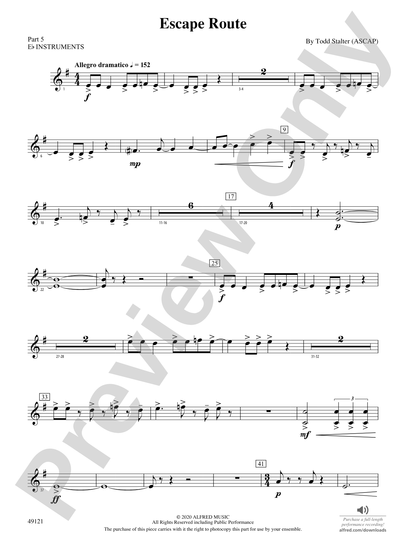 Escape Route: Part 5 - E-flat Instruments
