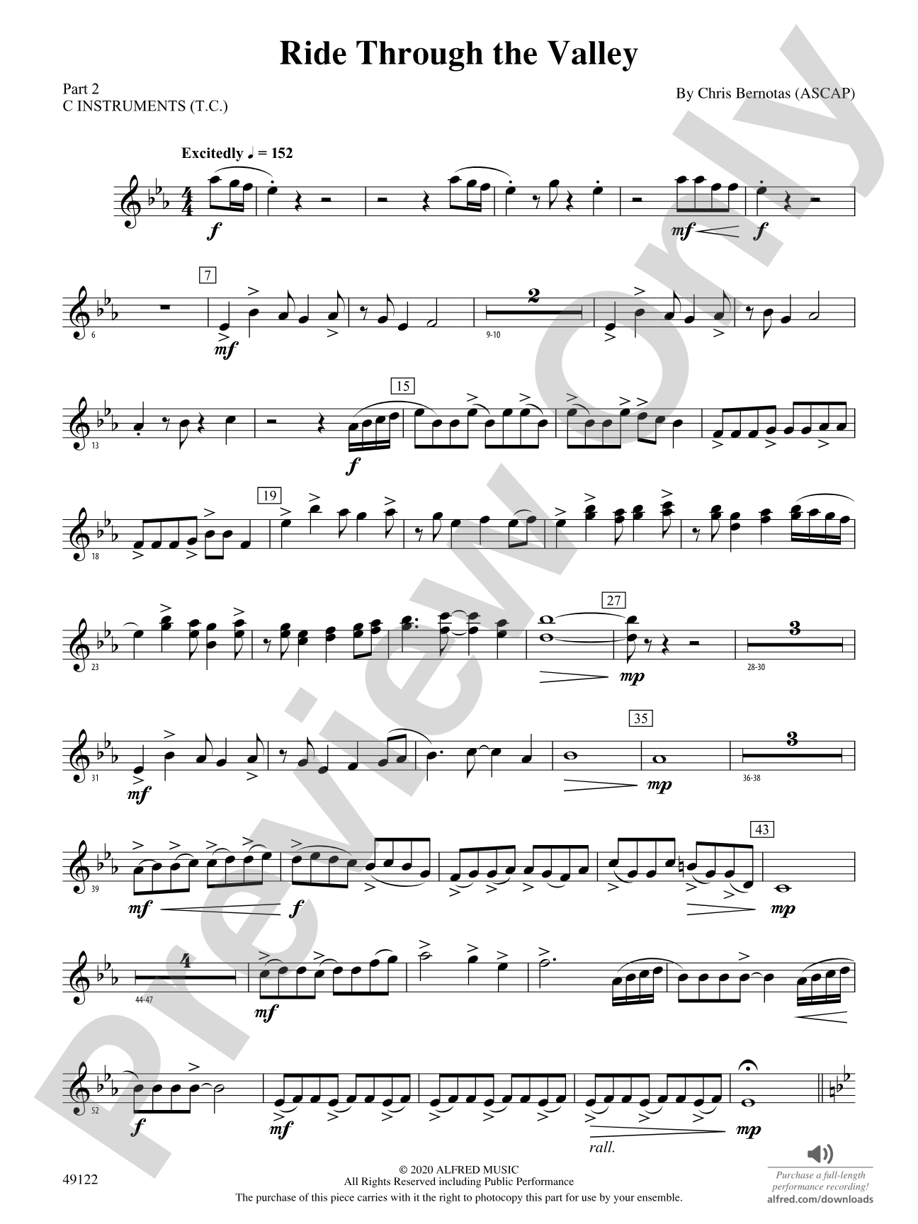 Ride Through the Valley: Part 2 - C Instruments (T.C.)