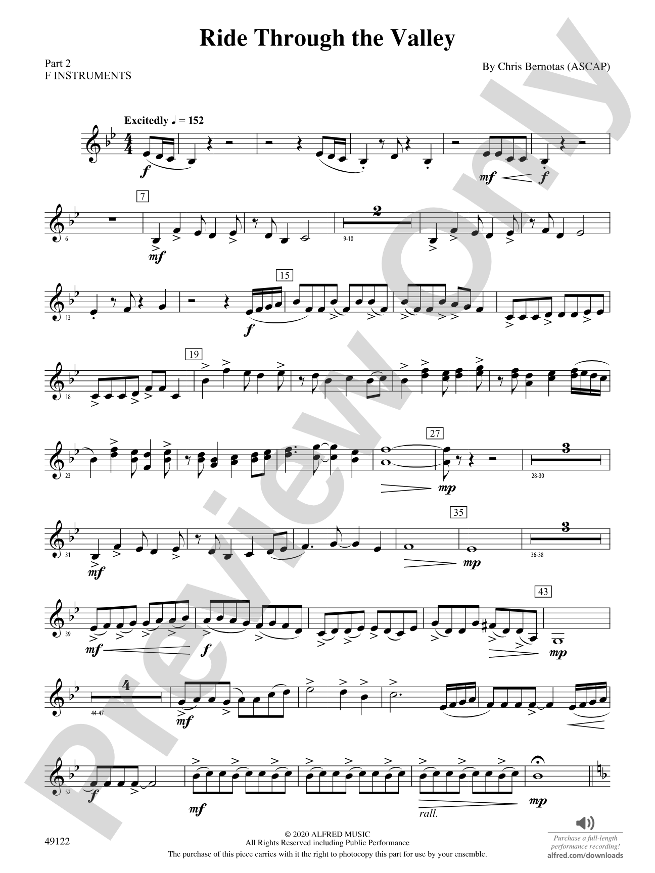 Ride Through the Valley: Part 2 - F Instruments