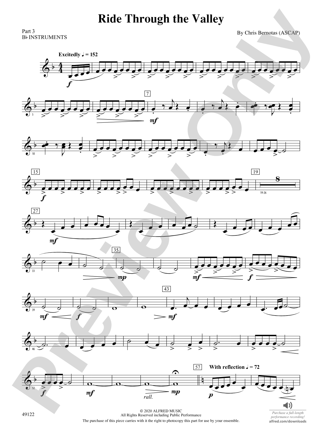 Ride Through the Valley: Part 3 - B-flat Instruments