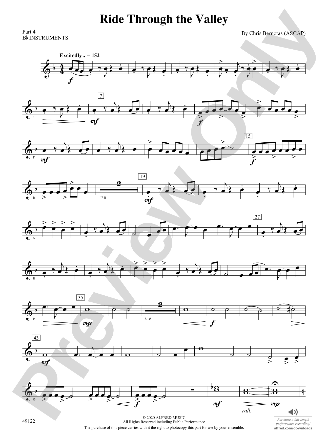 Ride Through the Valley: Part 4 - B-flat Instruments