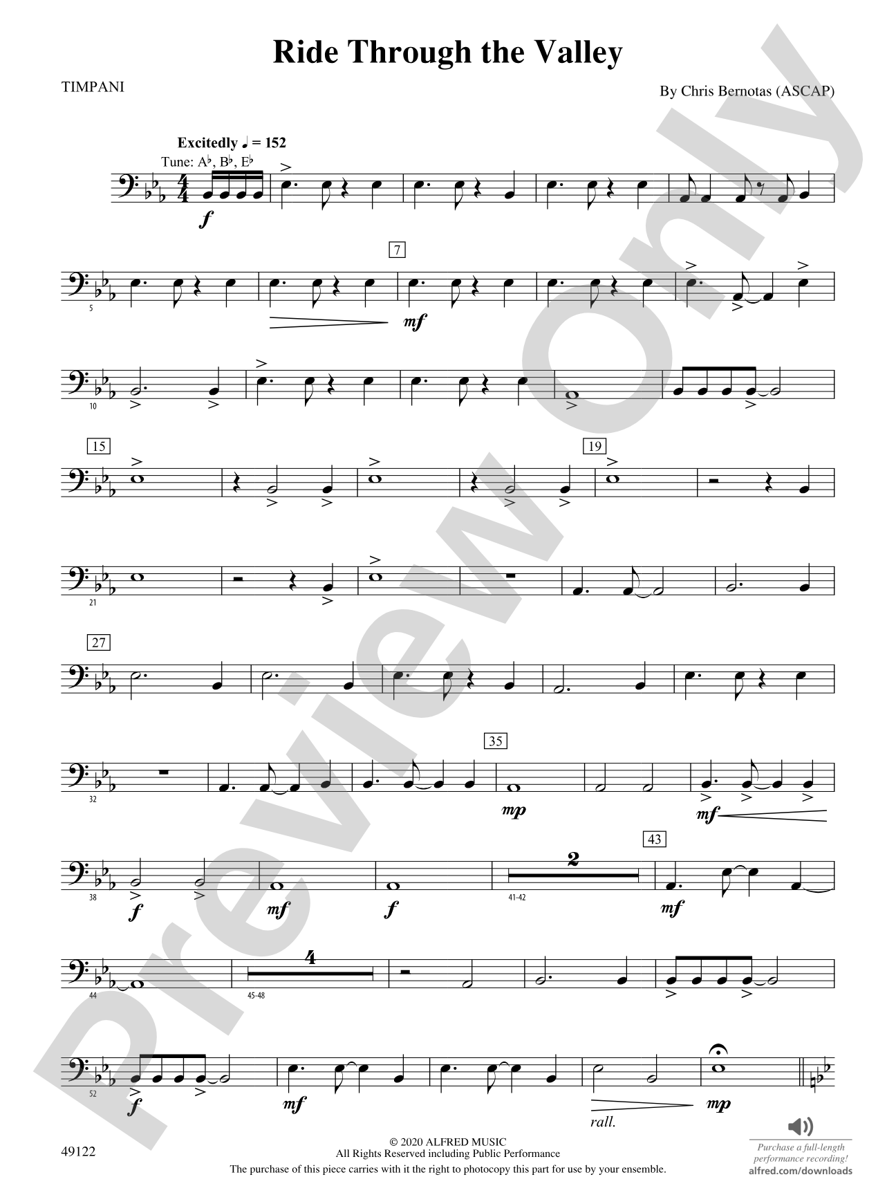 Ride Through the Valley: Timpani