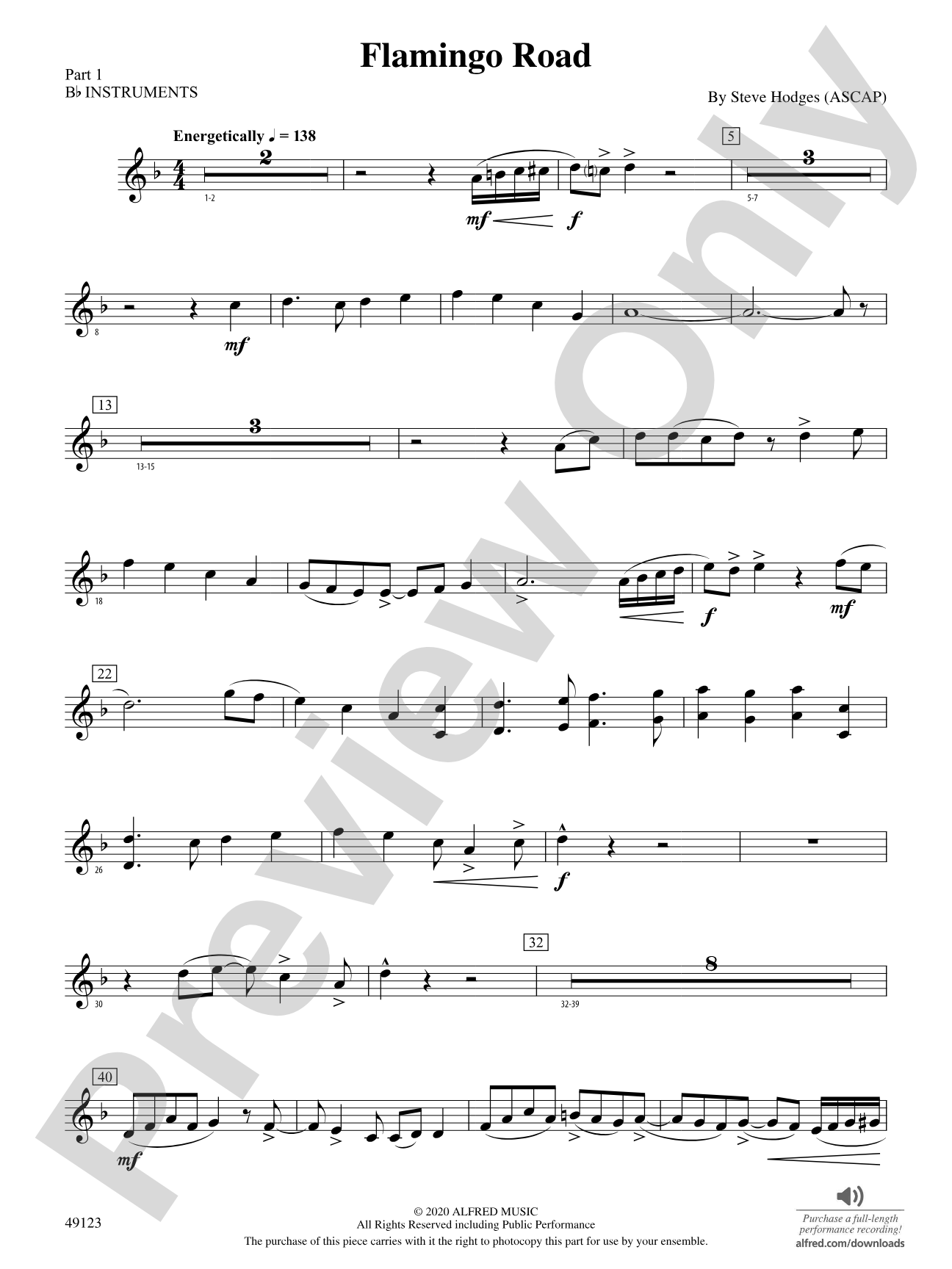 Flamingo Road: Part 1 - B-flat Instruments