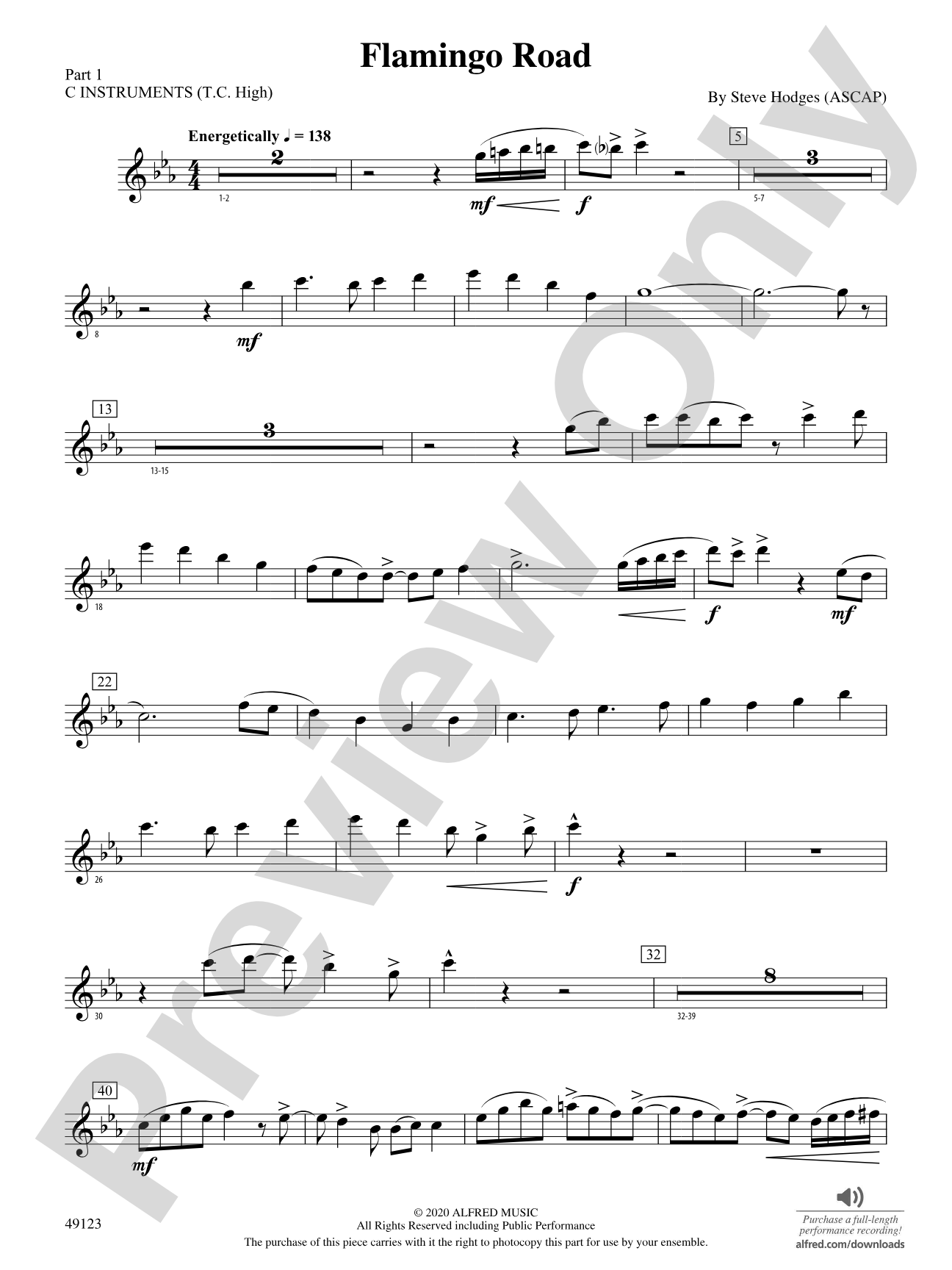 Flamingo Road: Part 1 - C Instruments (T.C. High)