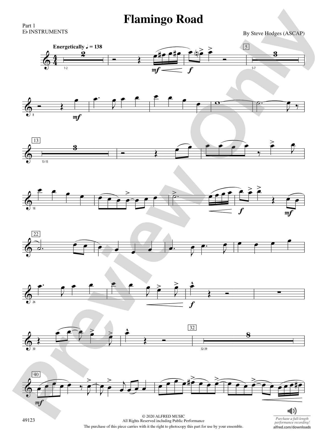 Flamingo Road: Part 1 - E-flat Instruments