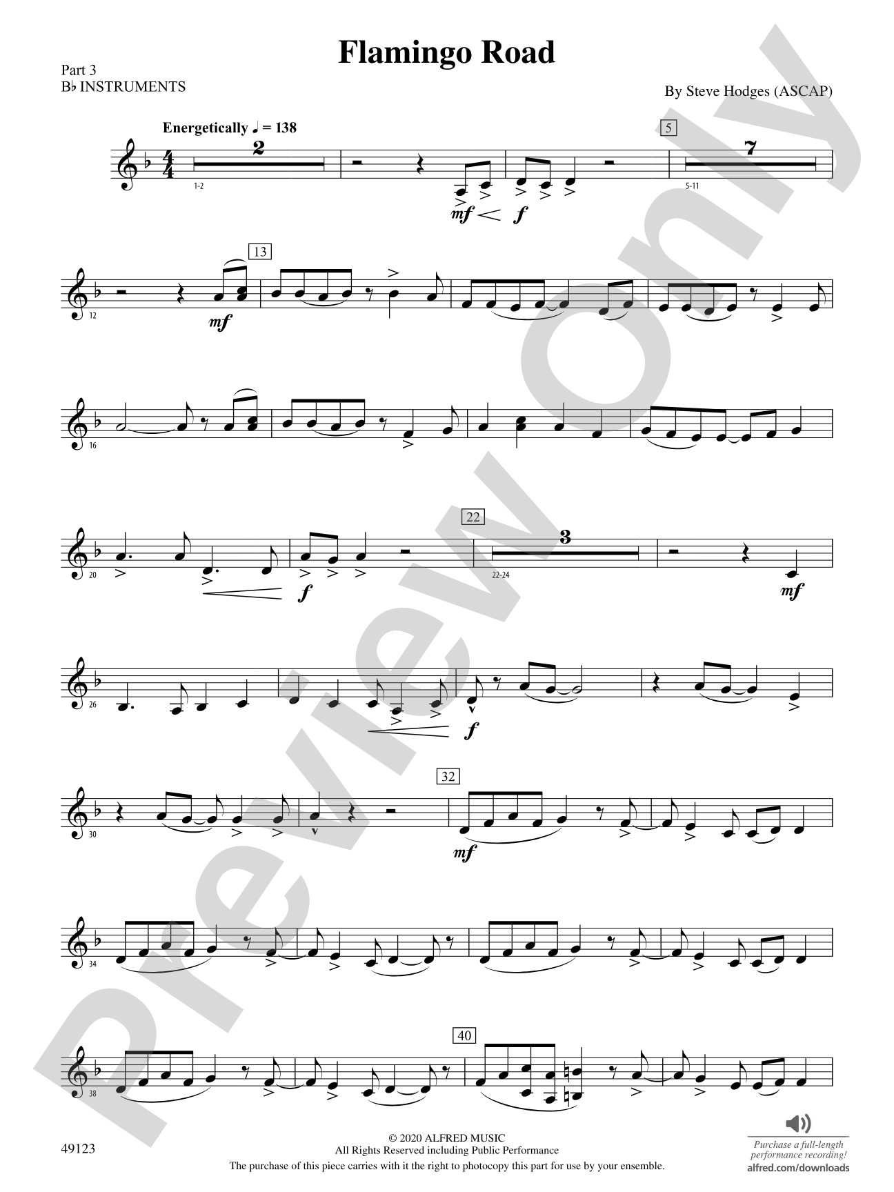 Flamingo Road: Part 3 - B-flat Instruments
