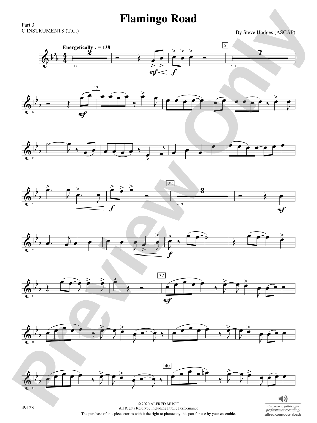 Flamingo Road: Part 3 - C Instruments (T.C.)