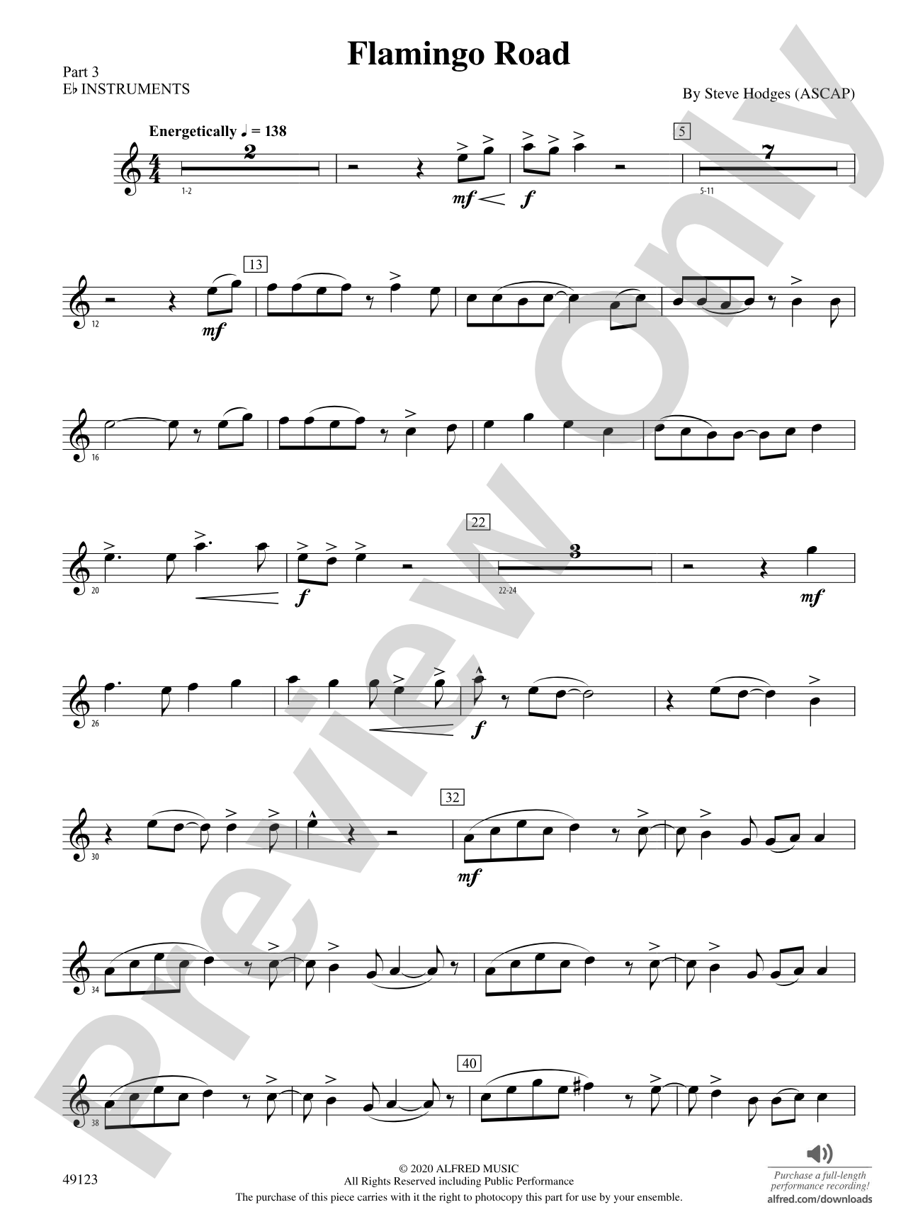 Flamingo Road: Part 3 - E-flat Instruments