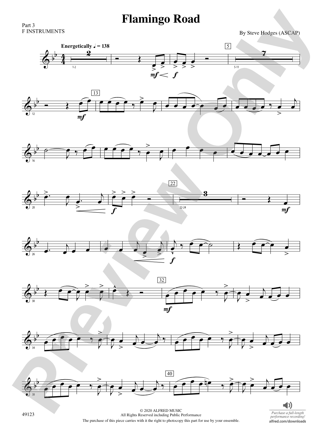 Flamingo Road: Part 3 - F Instruments