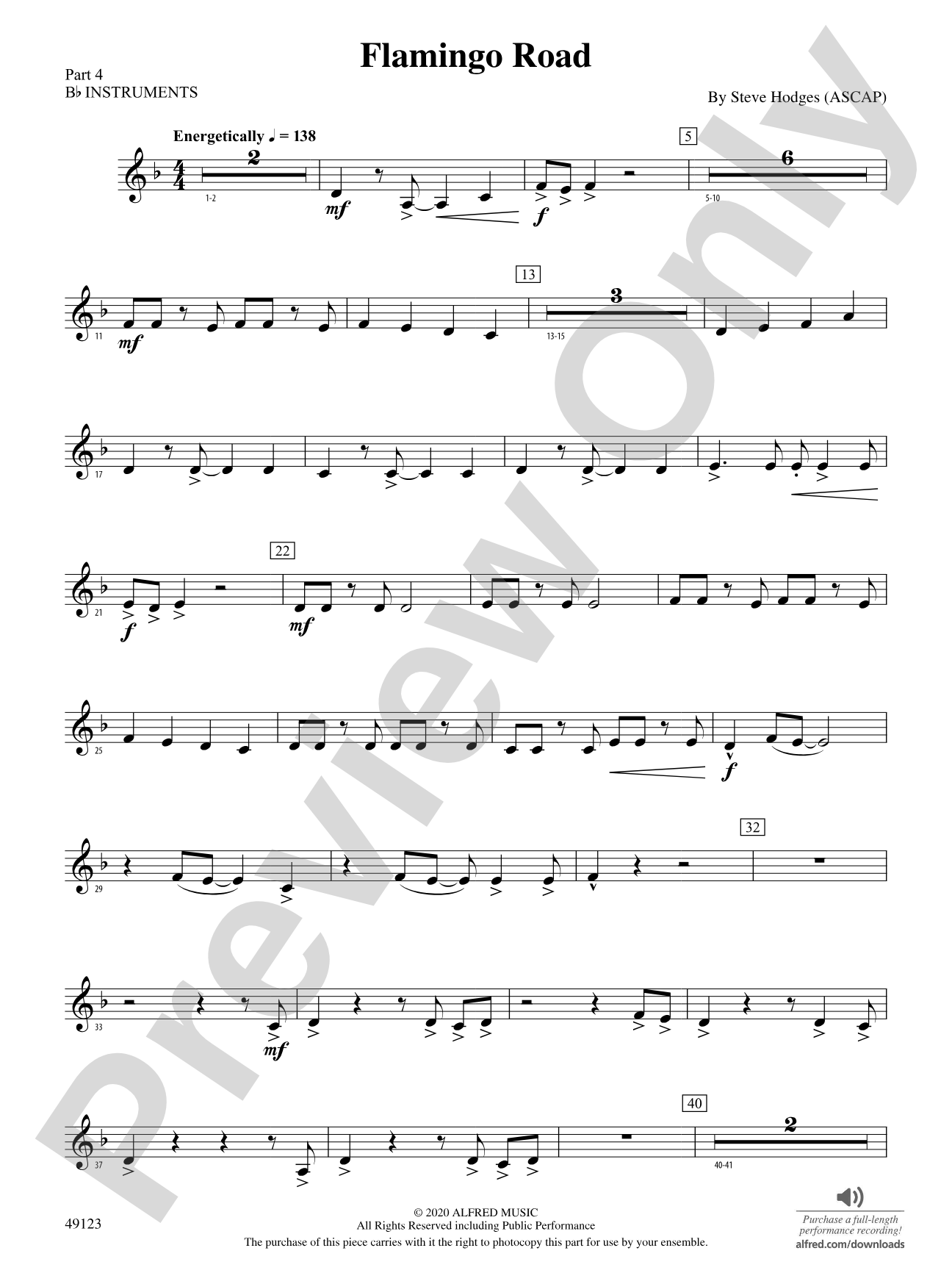 Flamingo Road: Part 4 - B-flat Instruments