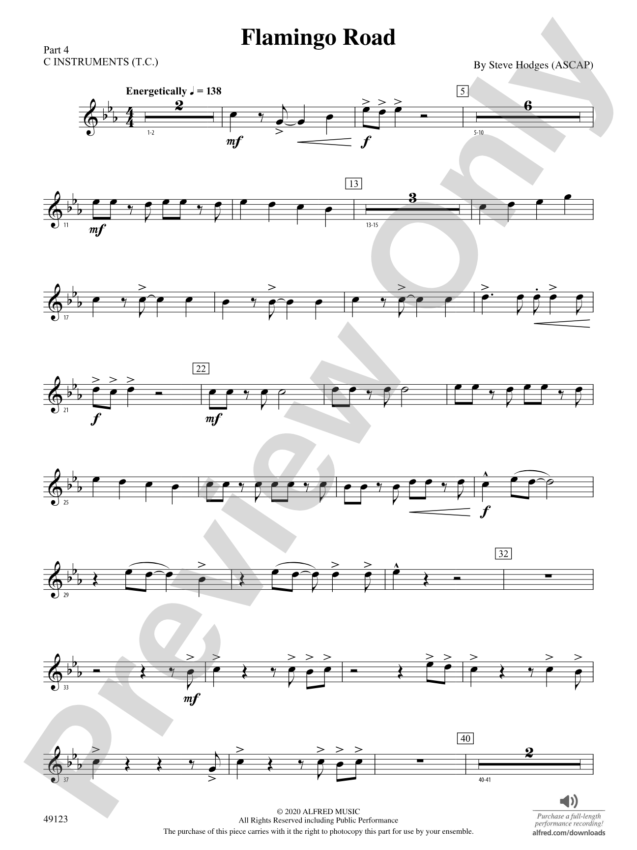 Flamingo Road: Part 4 - C Instruments (T.C.)