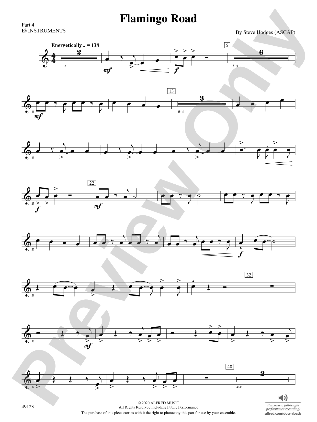 Flamingo Road: Part 4 - E-flat Instruments