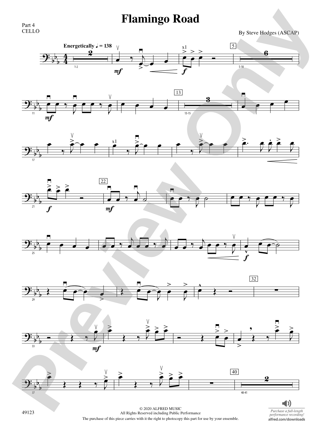 Flamingo Road: Part 4 - Cello