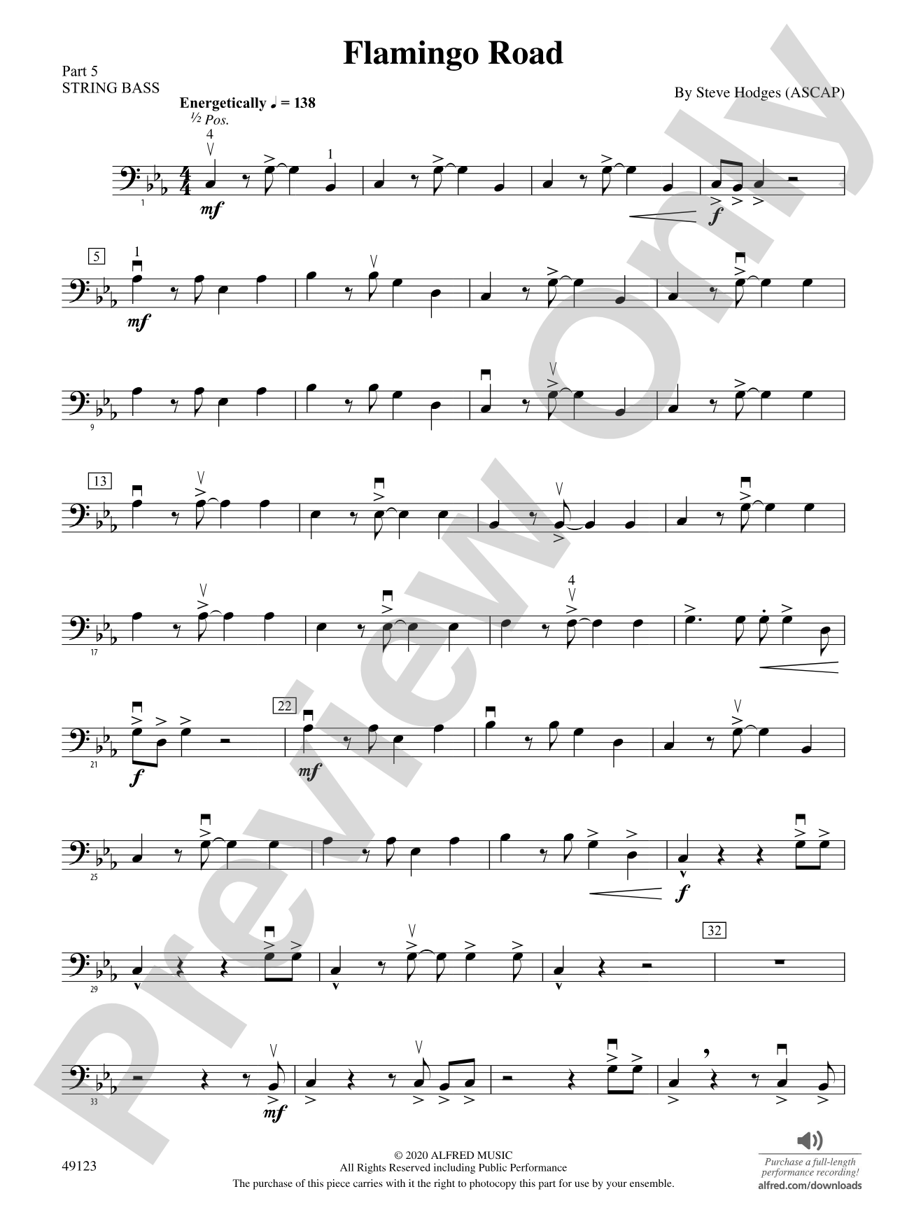 Flamingo Road: Part 5 - String Bass