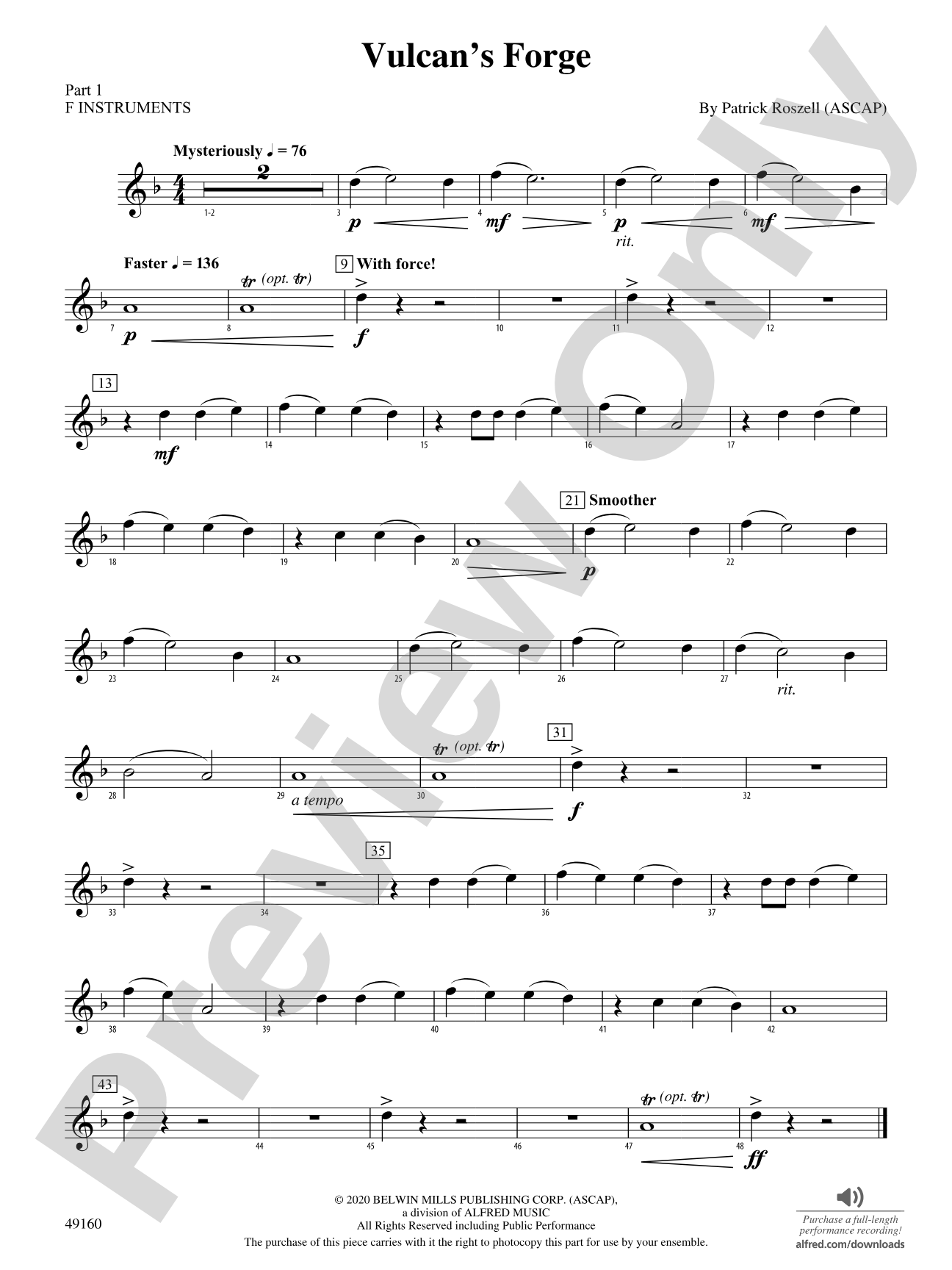 Vulcan's Forge: Part 1 - F Instruments