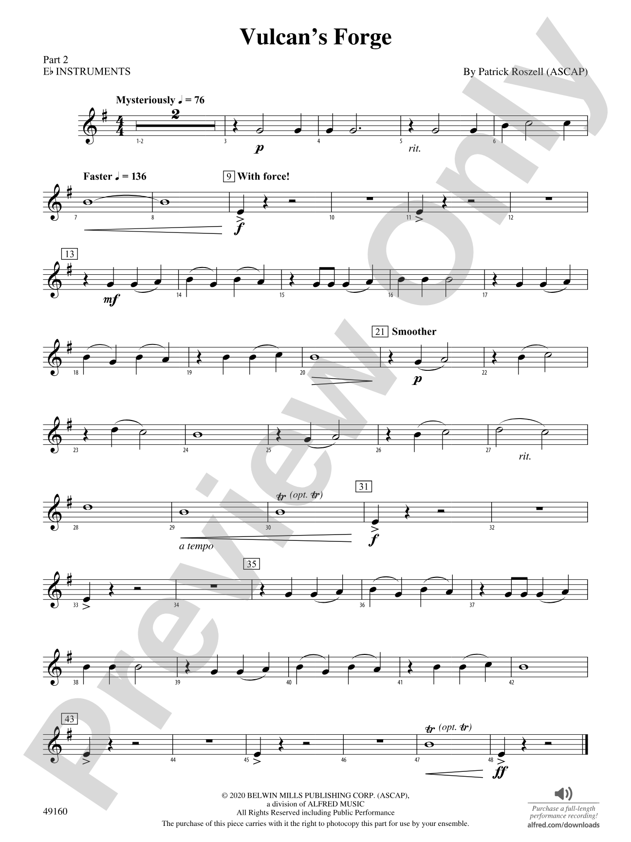 Vulcan's Forge: Part 2 - E-flat Instruments