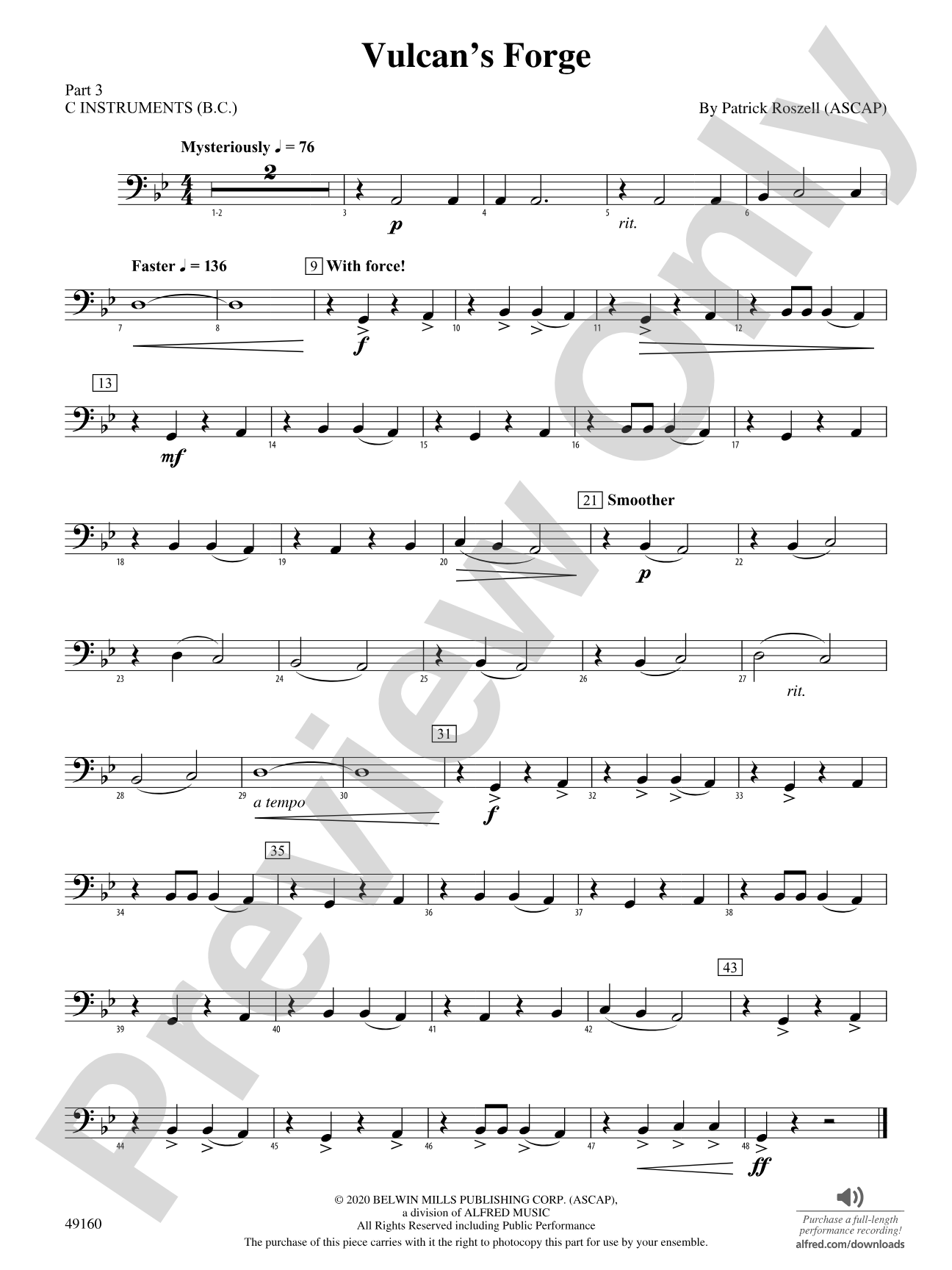 Vulcan's Forge: Part 3 - C Instruments (B.C.)