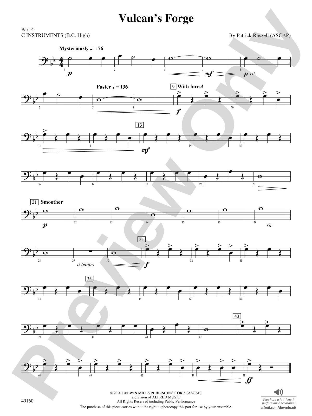 Vulcan's Forge: Part 4 - C Instruments (B.C. High)