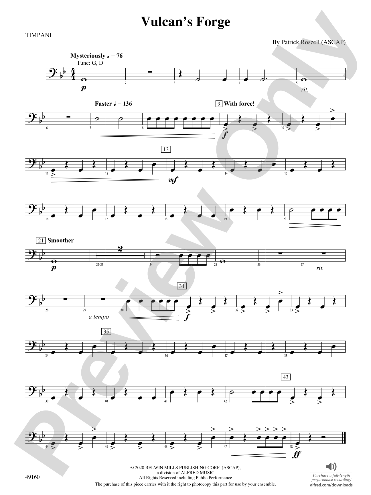 Vulcan's Forge: Timpani