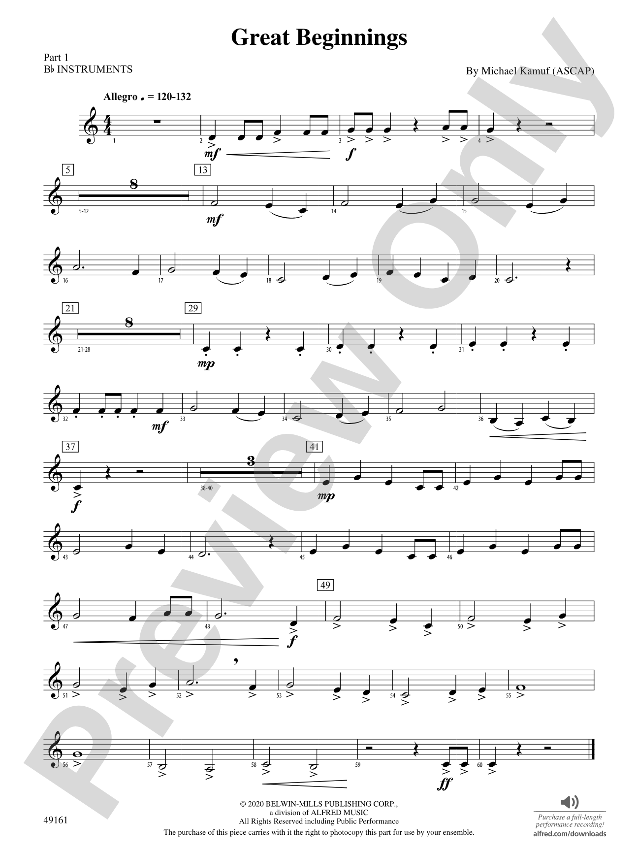 Great Beginnings: Part 1 - B-flat Instruments