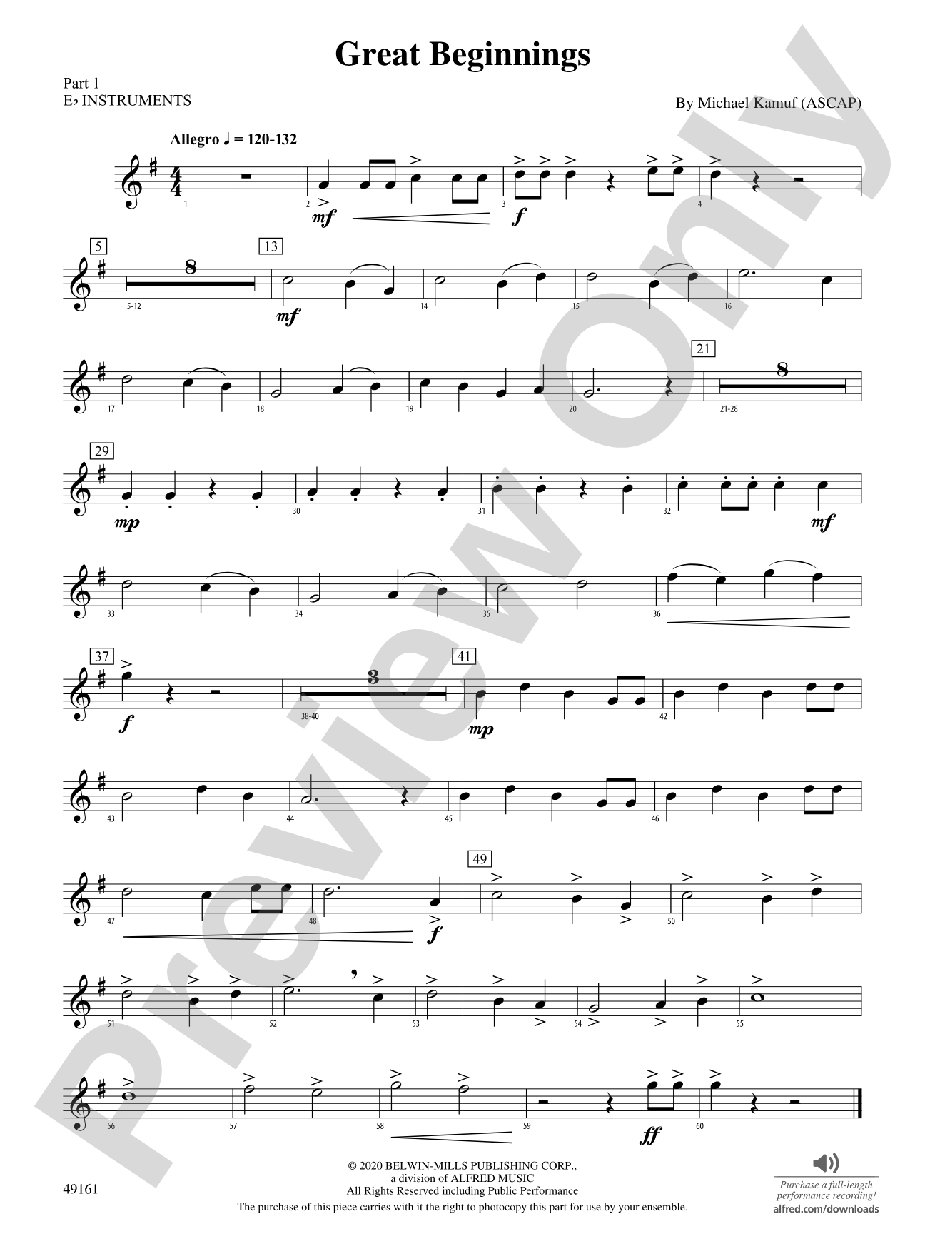 Great Beginnings: Part 1 - E-flat Instruments
