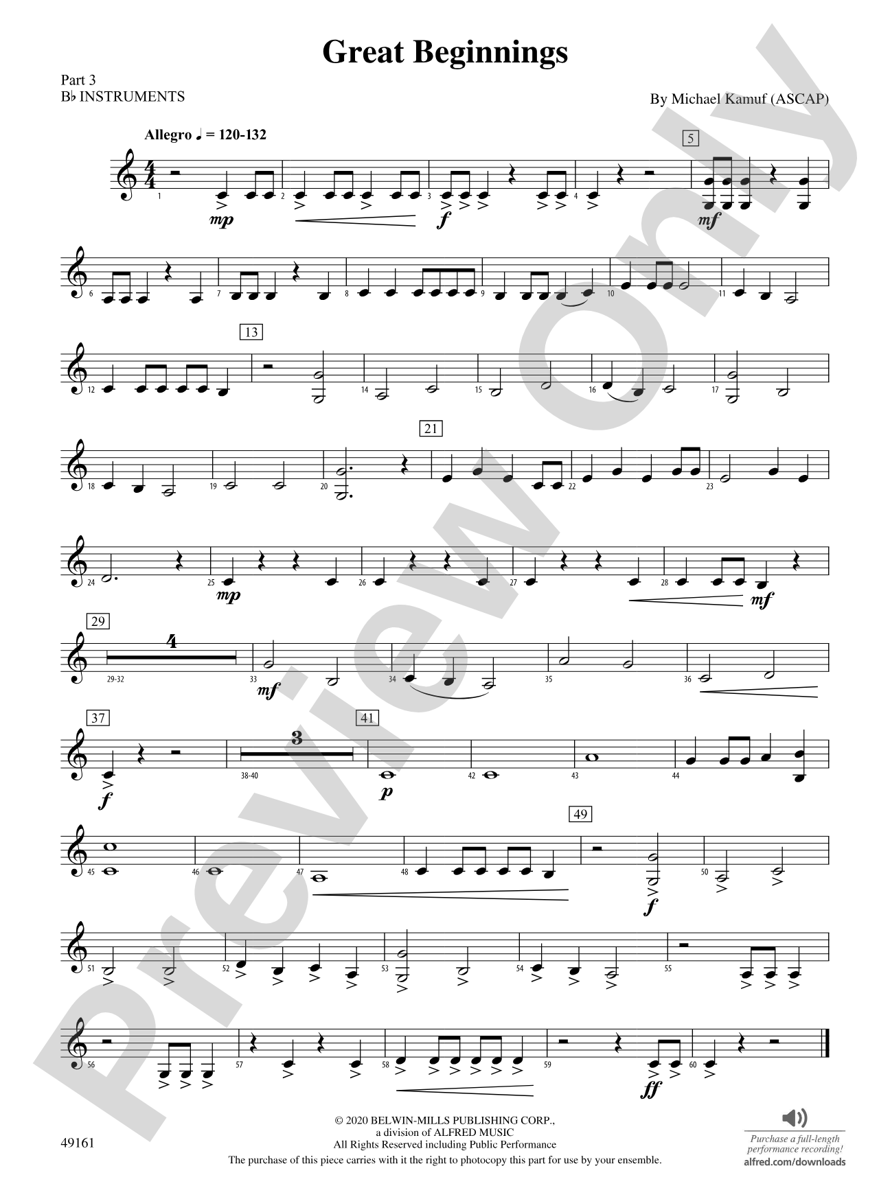 Great Beginnings: Part 3 - B-flat Instruments