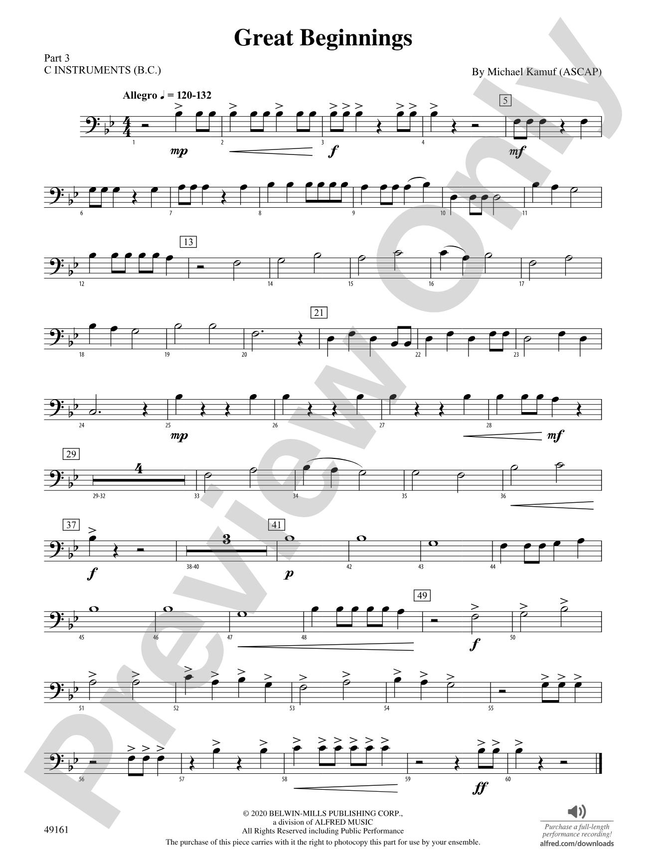 Great Beginnings: Part 3 - C Instruments (B.C.)