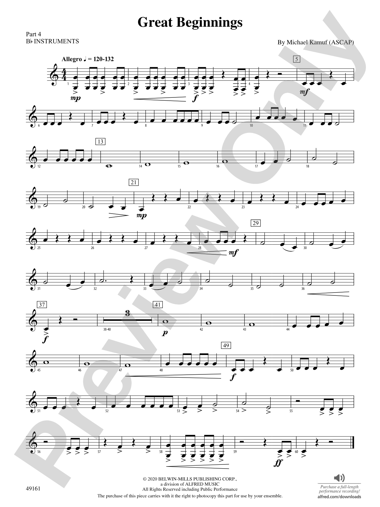 Great Beginnings: Part 4 - B-flat Instruments