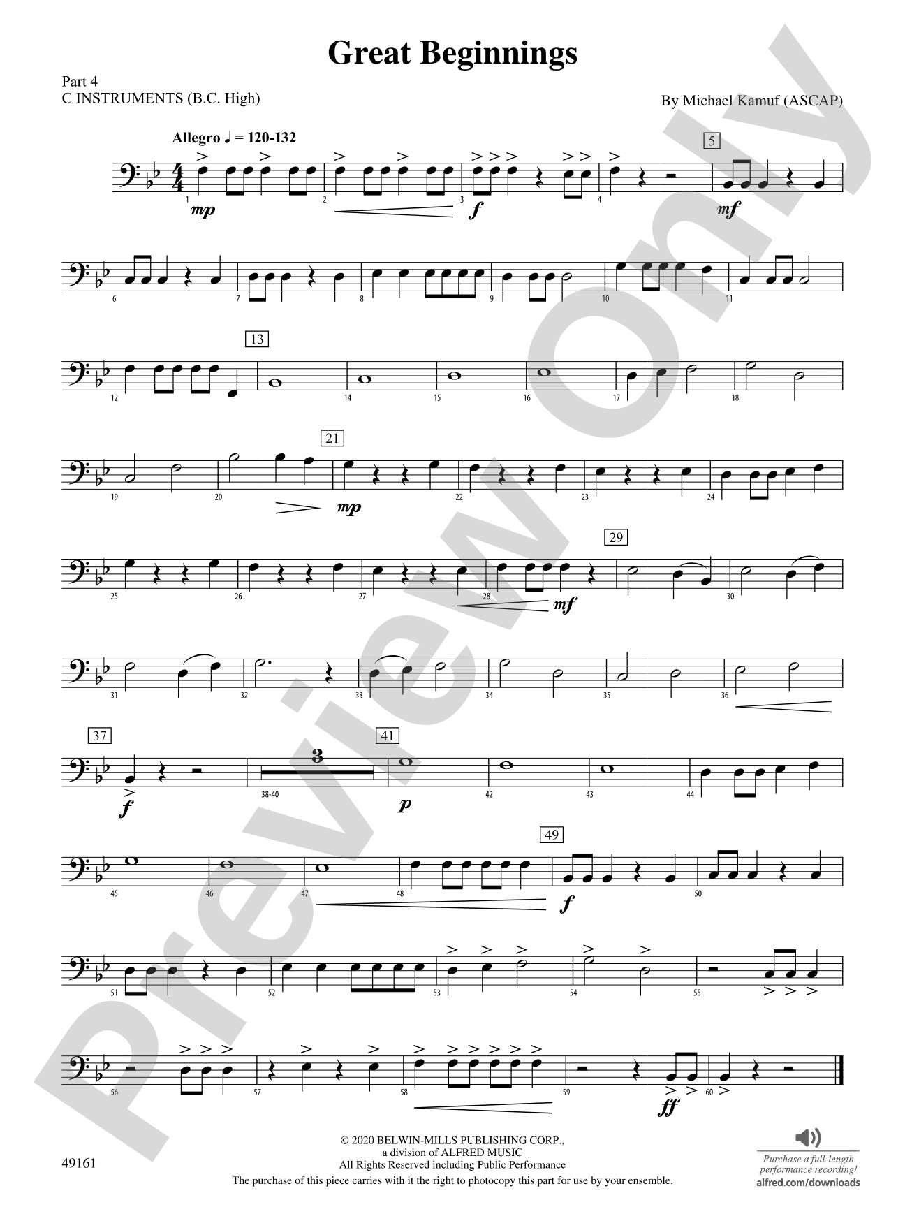 Great Beginnings: Part 4 - C Instruments (B.C. High)