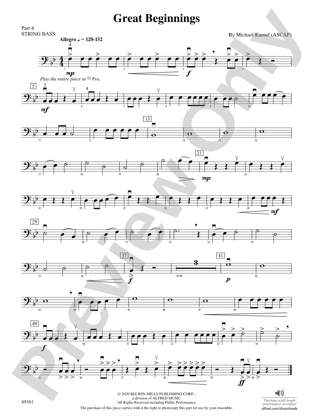 Great Beginnings: Part 4 - String Bass