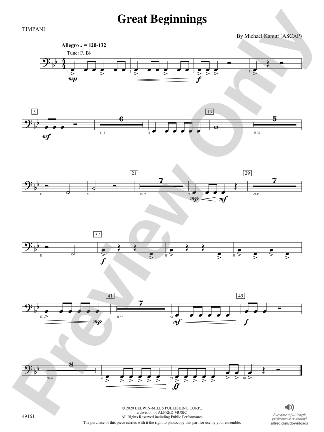 Great Beginnings: Timpani