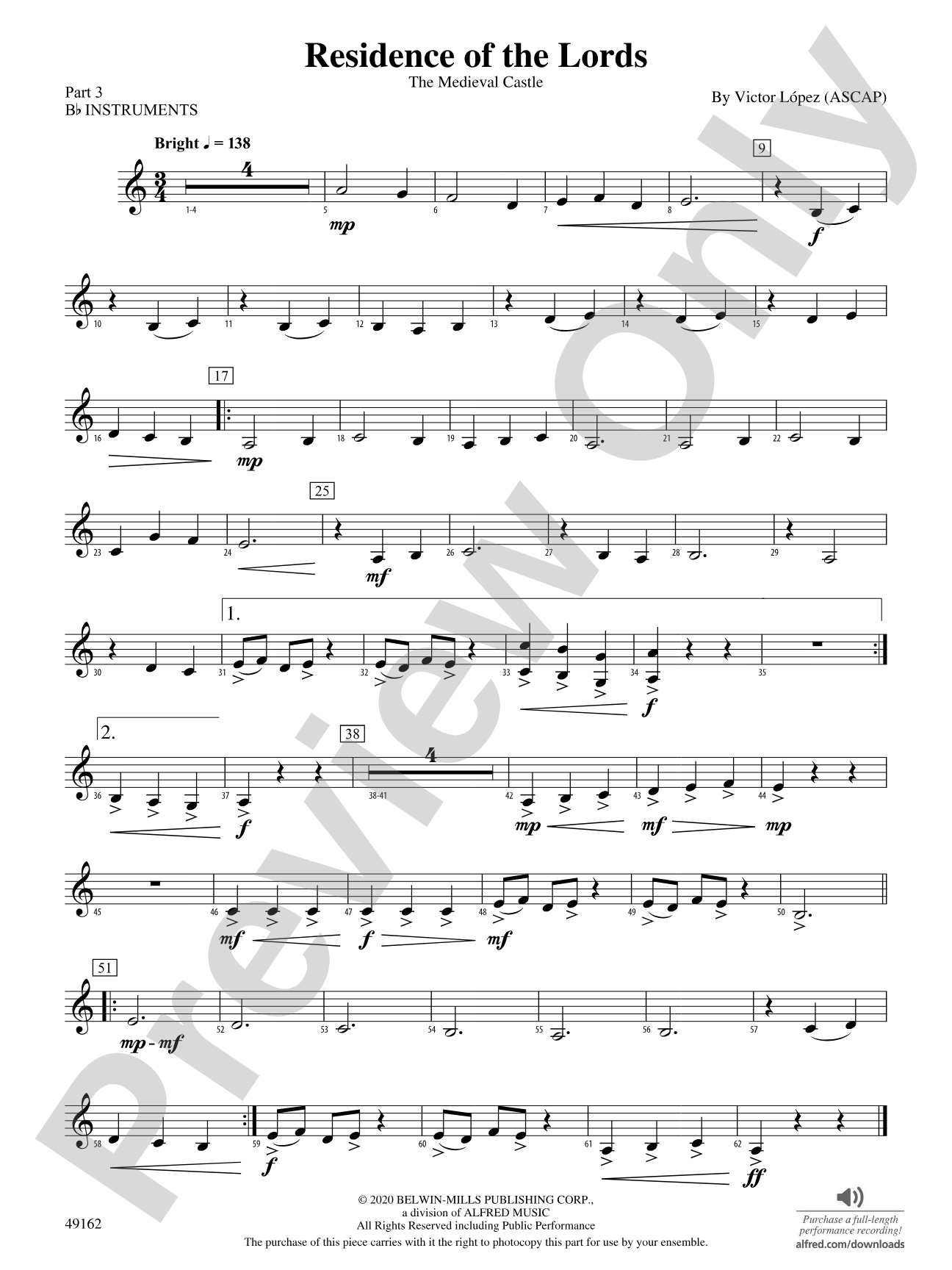 Residence of the Lords: Part 3 - B-flat Instruments