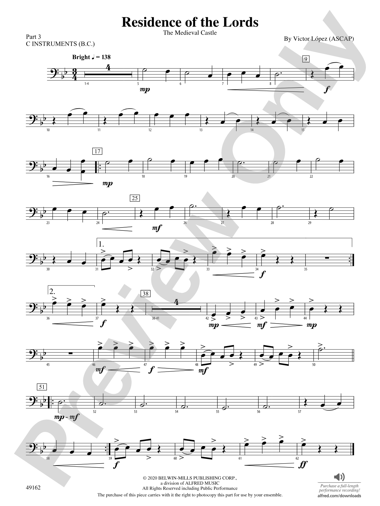 Residence of the Lords: Part 3 - C Instruments (B.C.)
