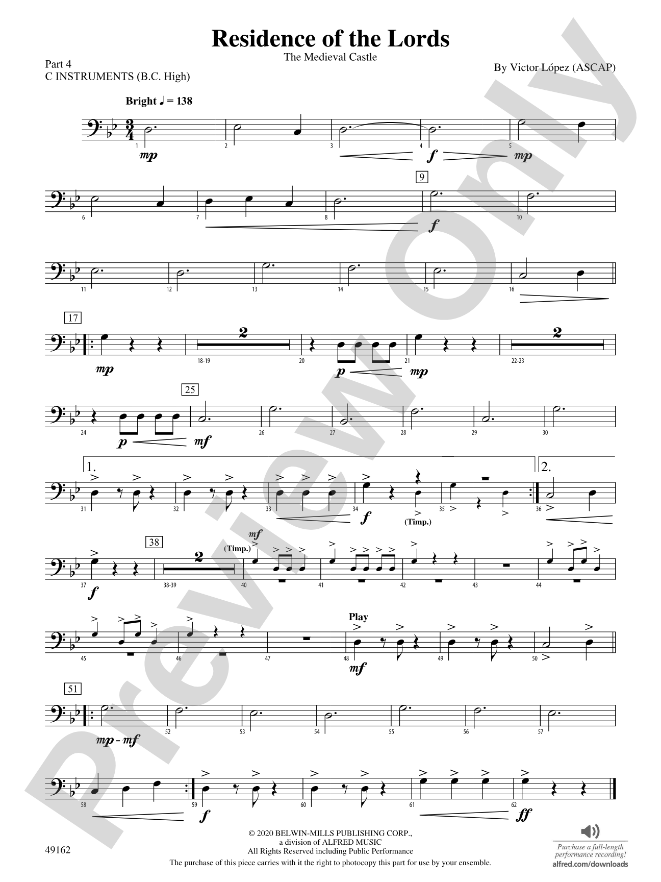 Residence of the Lords: Part 4 - C Instruments (B.C. High)