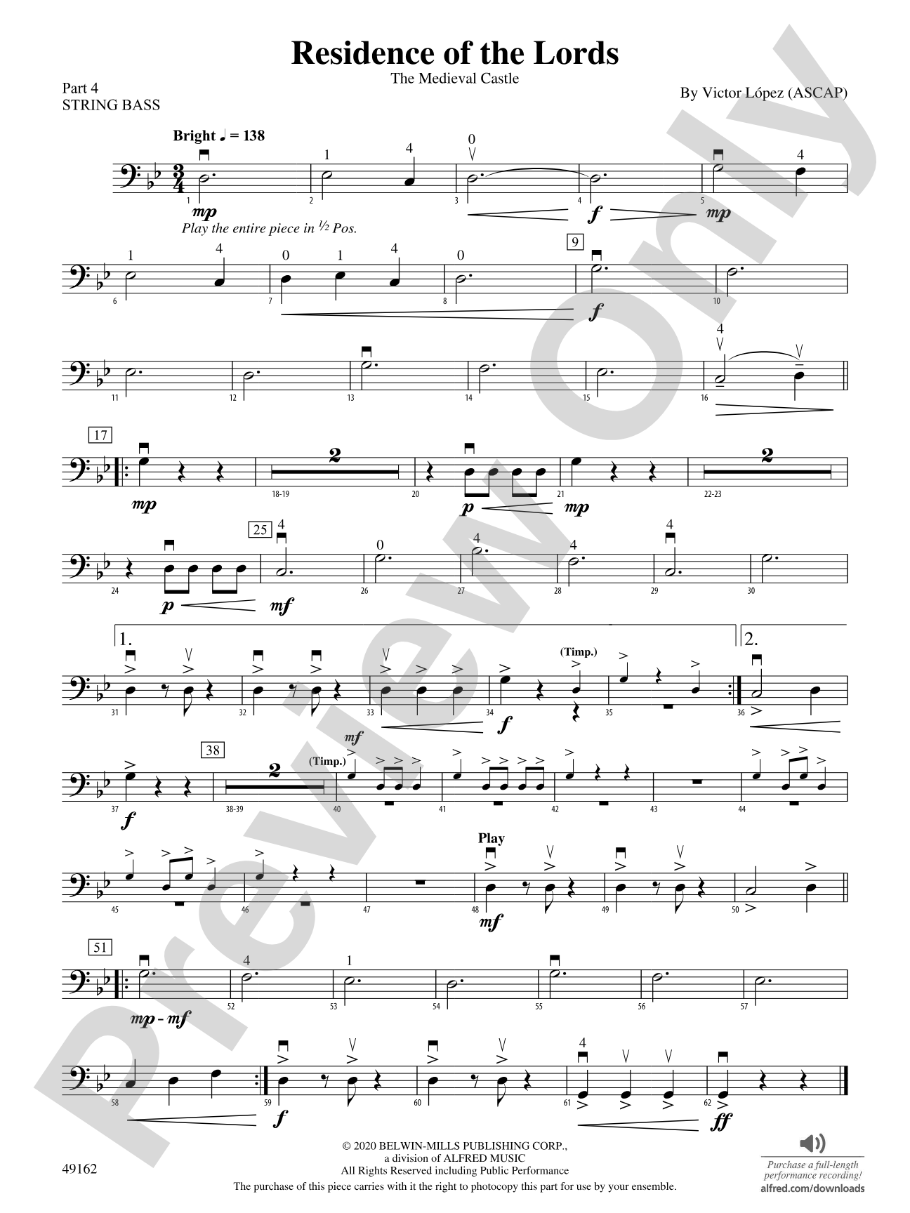 Residence of the Lords: Part 4 - String Bass