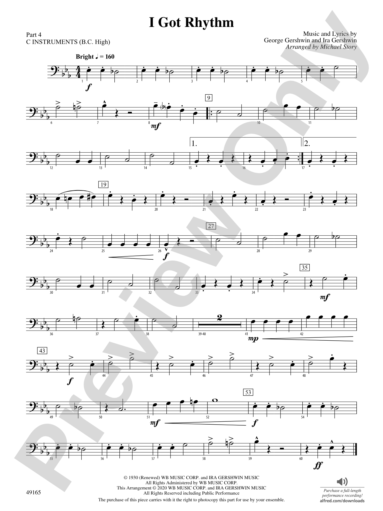 I Got Rhythm: Part 4 - C Instruments (B.C. High)