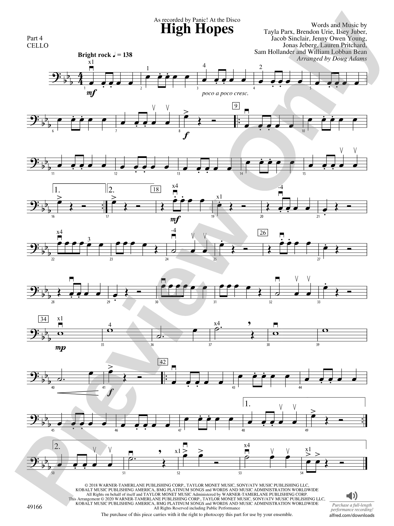 High Hopes: Part 4 - Cello